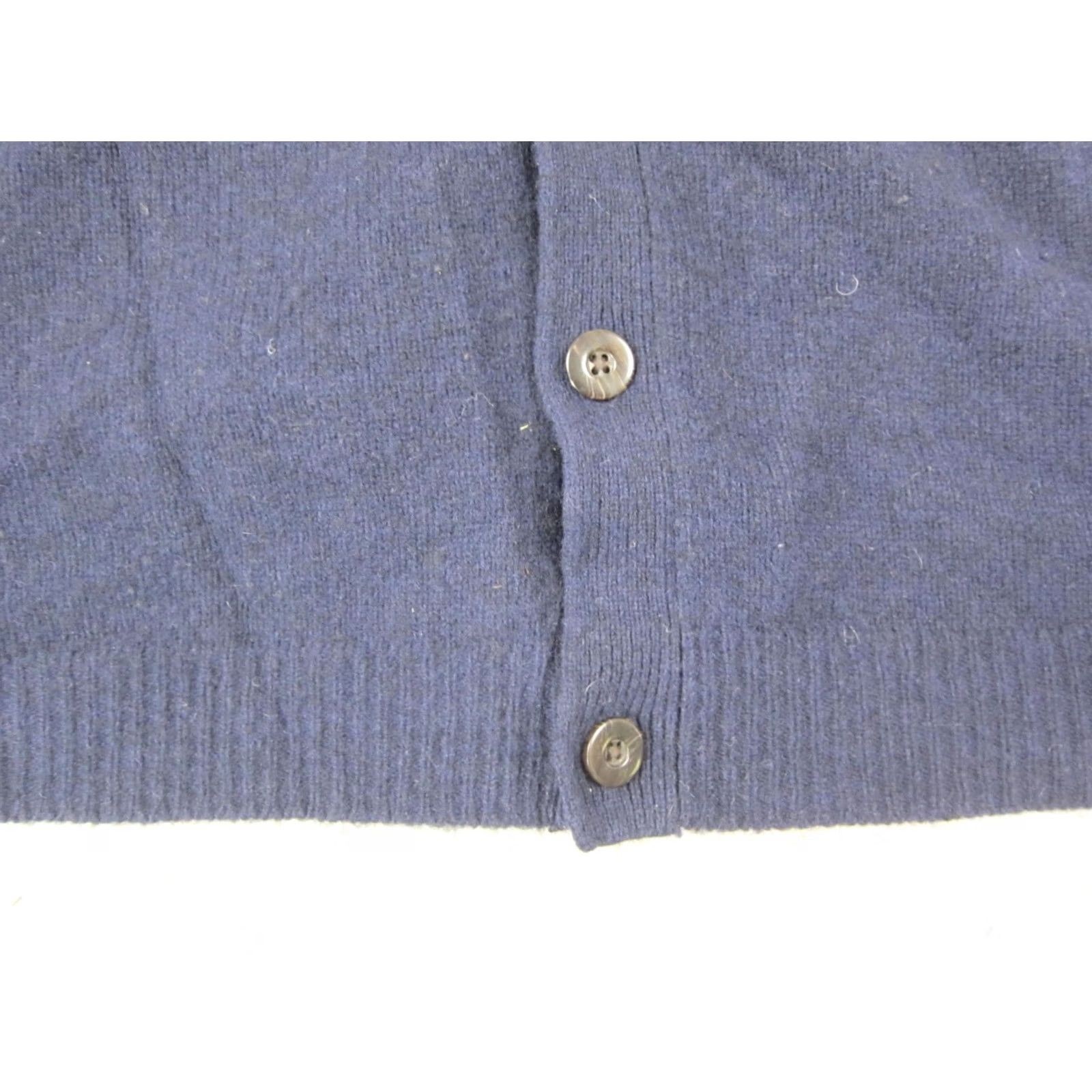 Eddie Bauer Eddie Bauer Cardigan Mens XL Blue Lambswool Button Front Sweater Size US XL / EU 56 / 4 - 4 Thumbnail