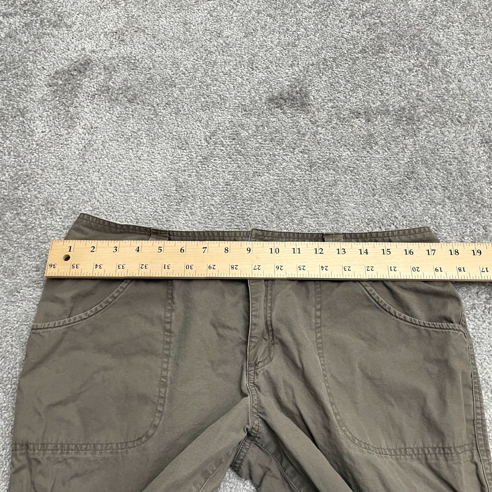 Vintage Columbia Pants Womens 12 Short Brown Straight Leg Cotton Casual Outdoor 35x28 BMI? Size 34" / US 12 / IT 48 - 7 Thumbnail