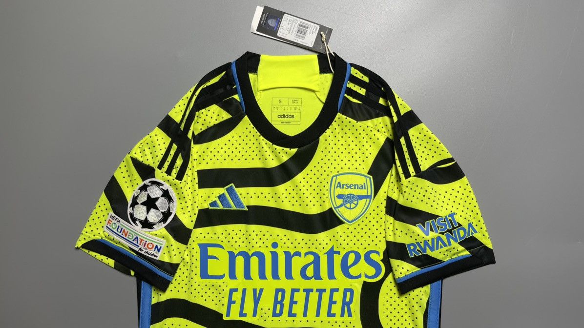 Adidas × Vintage NWT ARSENAL ADIDAS 2023/2024 SOCCER AWAY JERSEY #8 ODEGAARD Size US S / EU 44-46 / 1 - 3 Thumbnail