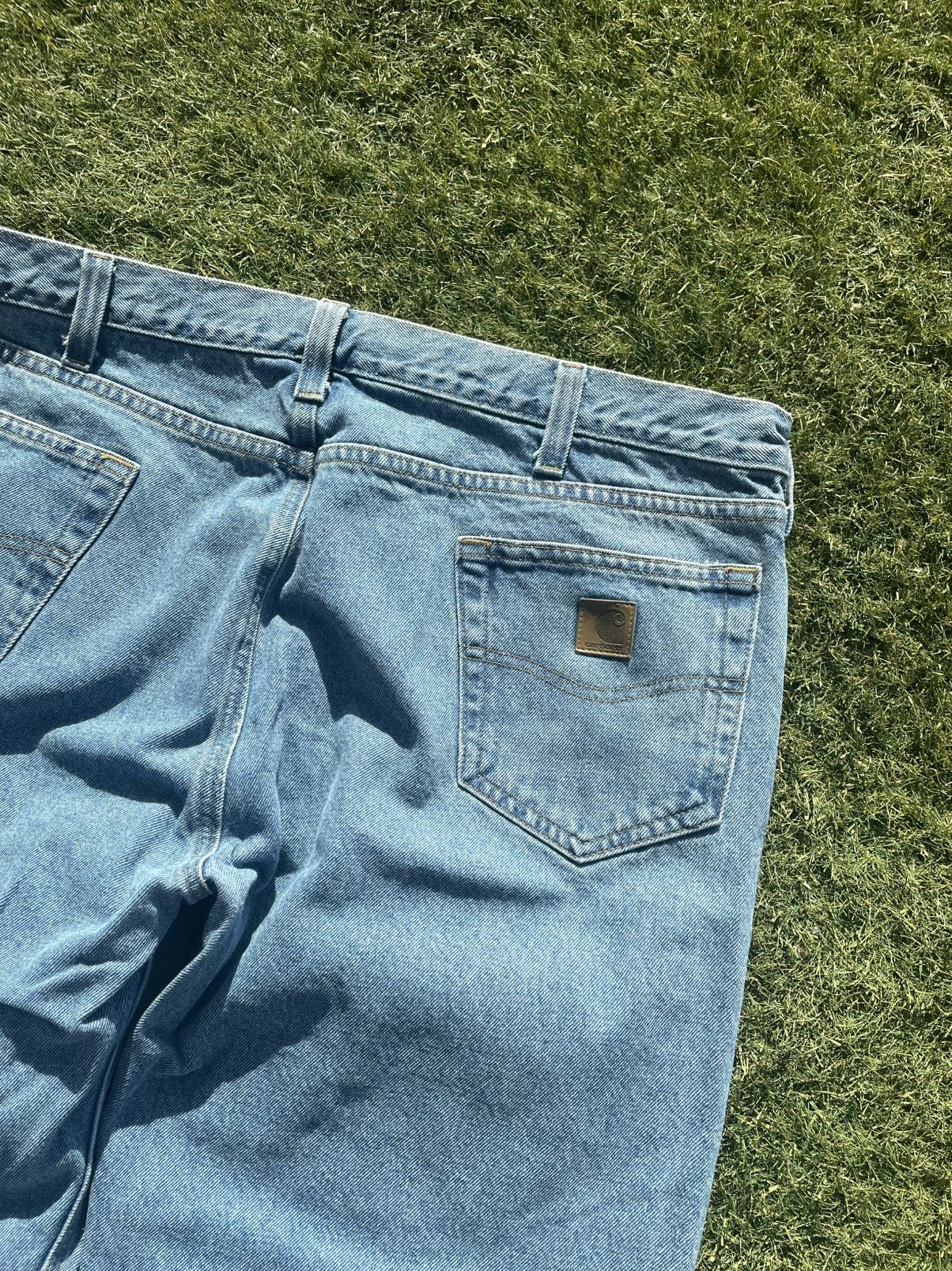 Carhartt Vintage Carhartt Blue Jeans Men’s Size 42x32 B480 LVB Denim Size US 42 / EU 58 - 6 Thumbnail