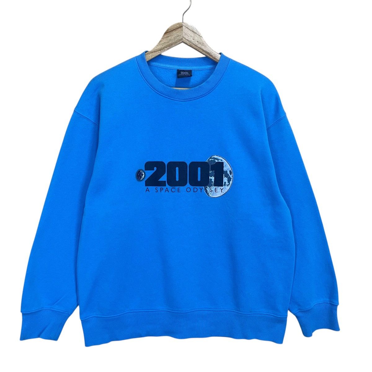 Japanese Brand Film 2001 A Space Odyssey Big Logo Crewneck Sweatshirt Size US L / EU 52-54 / 3 - 1 Thumbnail