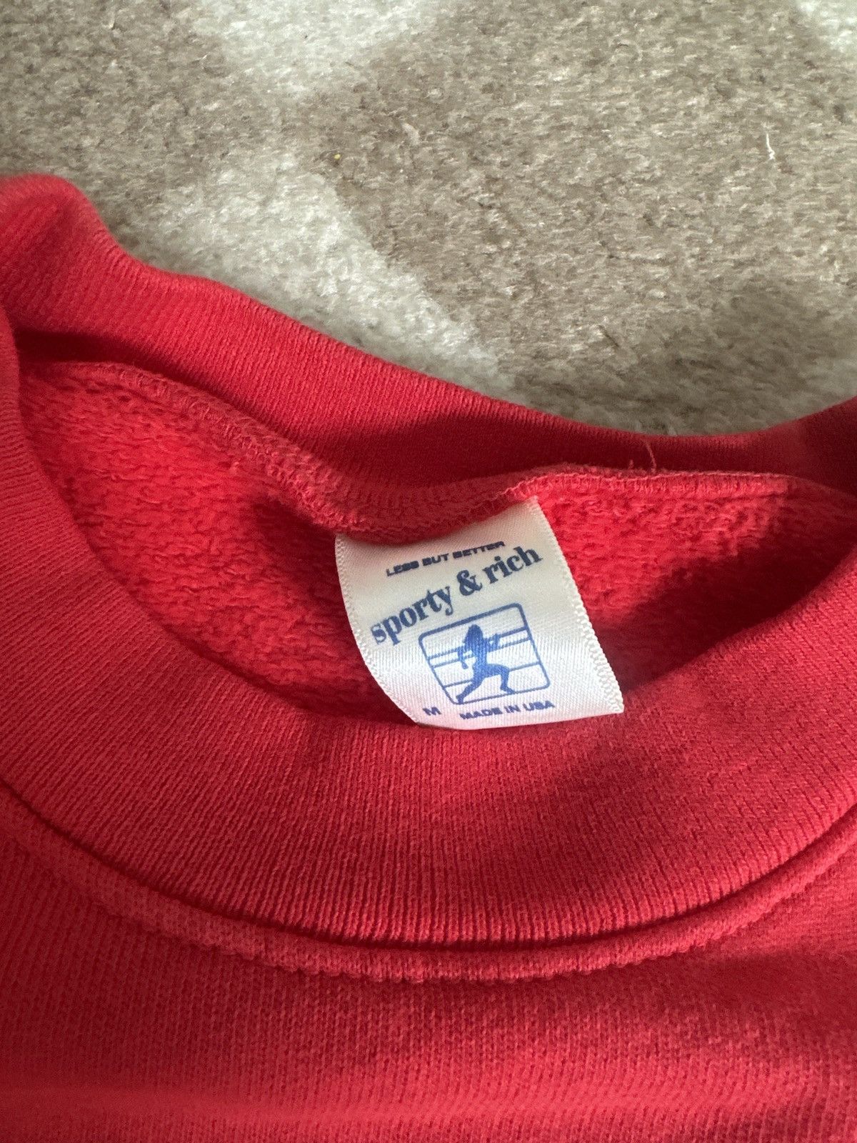 Sporty & Rich Sporty & Rich WELLNESS Sweatshirt Pullover Size M Size US M / EU 48-50 / 2 - 4 Thumbnail