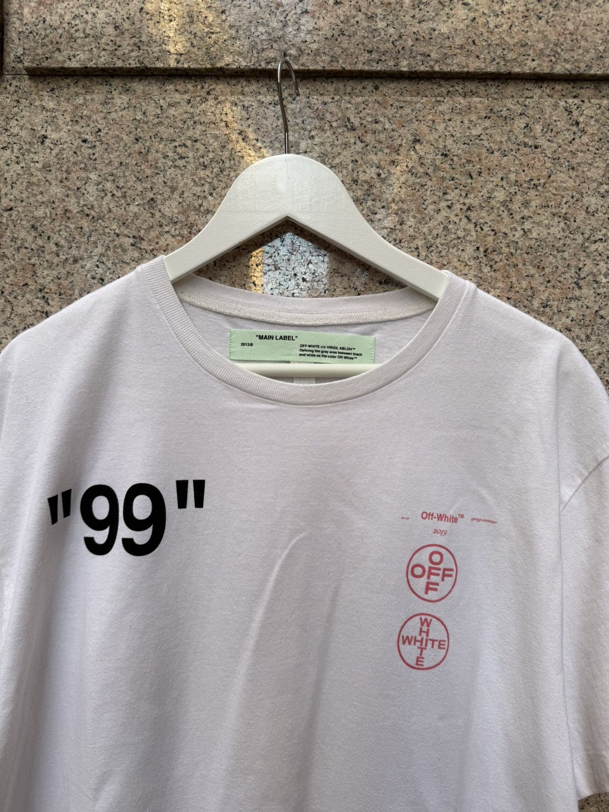 Off-White Off-White Impressionism 99 Tee – FW19 – Taglia S fit
