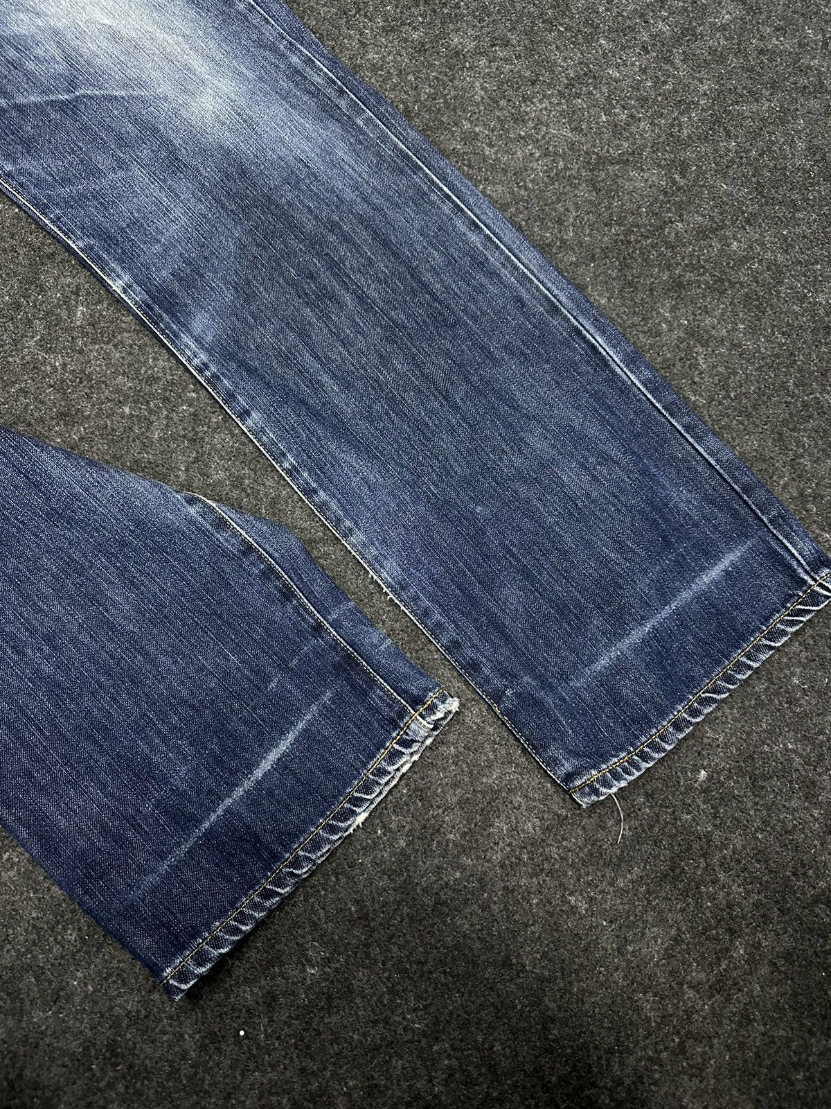 Beauty Beast × Edwin × If Six Was Nine Vintage Edwin 404 Faded Washed Distressed Denim F26 Size US 36 / EU 52 - 3 Thumbnail