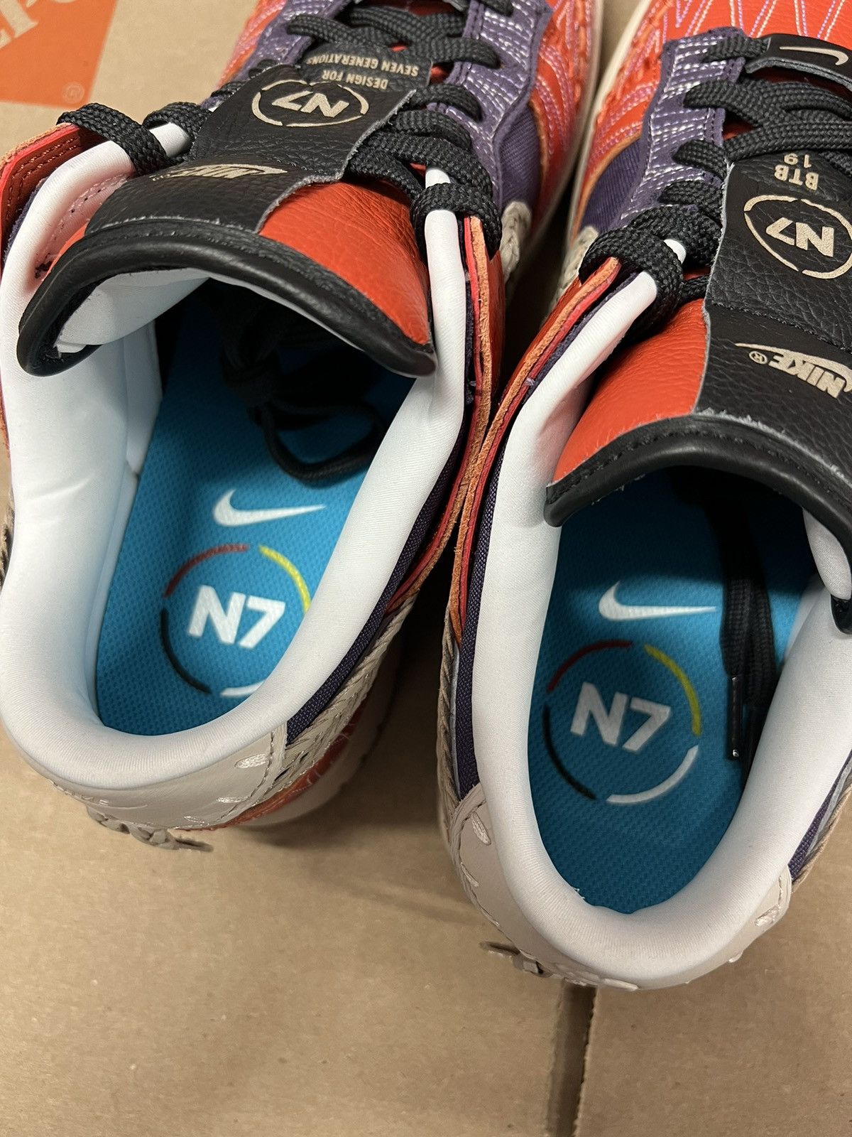 Nike Nike ID Dunk Low - Nike By You “N7” Size US 10 / EU 43 - 7 Thumbnail
