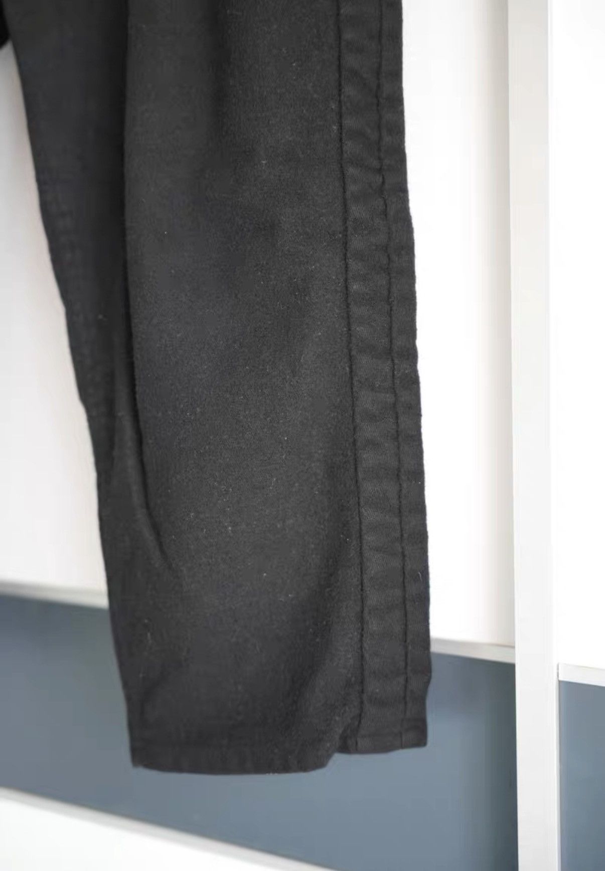 Yohji Yamamoto Yohji Yamamoto 13AW Boiled Wool Tie-Waist Trousers K4 Size US 32 / EU 48 - 6 Thumbnail
