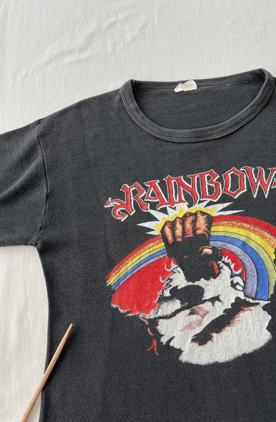 Band Tees Vintage 1980 Monster of Rock Rainbow Judas Priest Scorpions Size US M / EU 48-50 / 2 - 10 Thumbnail