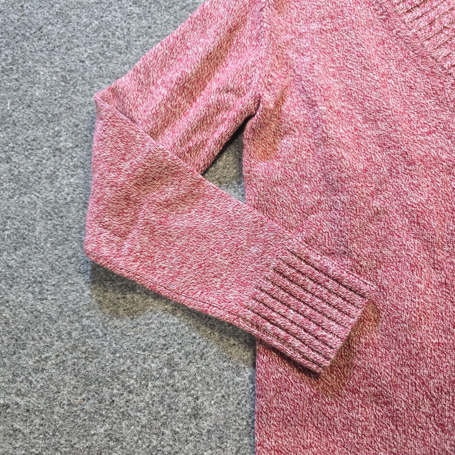 Athleta Athleta Sweater Women XXS Pink Vital V Neck Wool Cashmere Casual Comfort Pullover Long Sleeve Knit Size XXS / US 00 / IT 34 - 5 Thumbnail