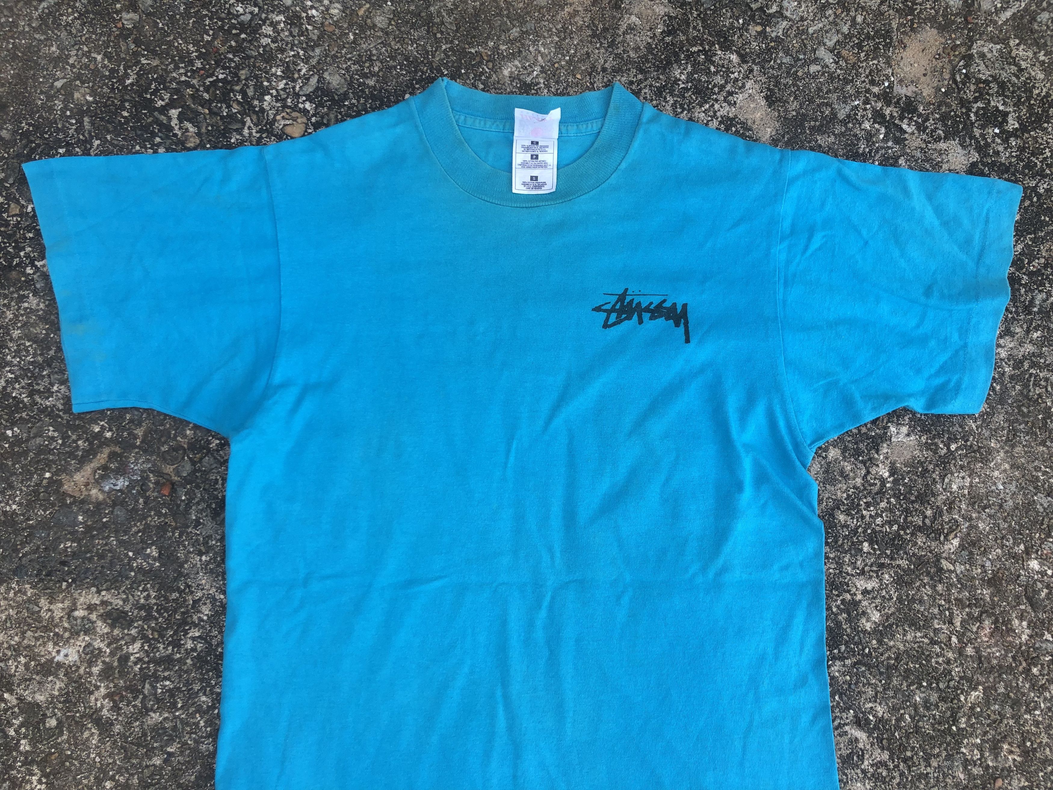 Vintage 🔥Vintage 90s STUSSY 'Knowledge is King' Streetwear T-Shirt Size US S / EU 44-46 / 1 - 3 Thumbnail