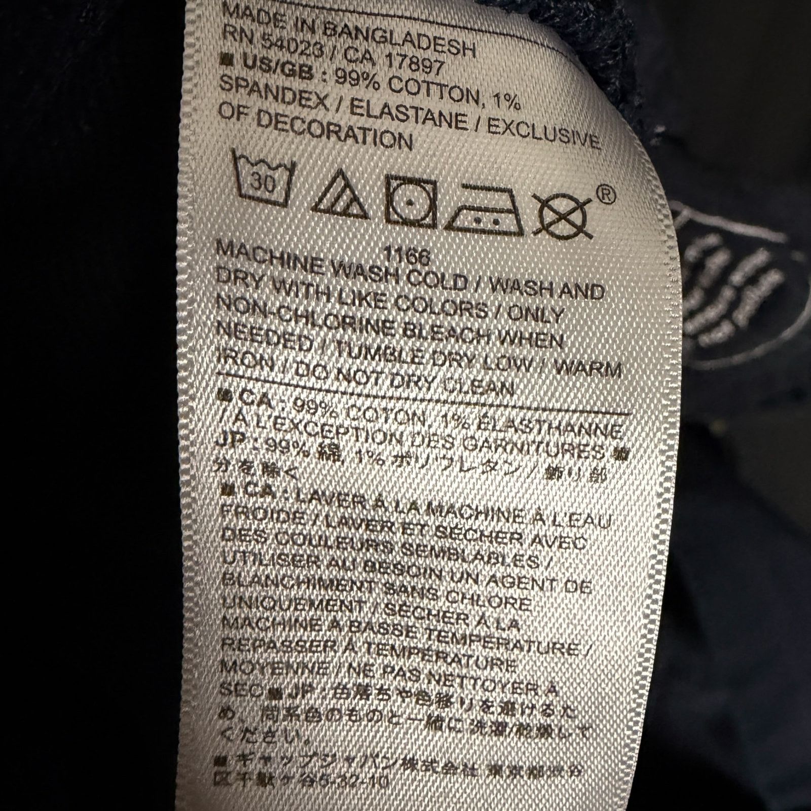 Banana Republic Banana Republic Men's 38x32 Navy Slim Straight Travel Jeans Size US 38 / EU 54 - 8 Thumbnail
