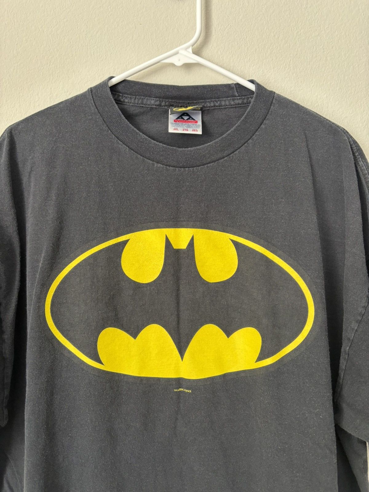 Vintage Vintage Batman T-Shirt Size US XXL / EU 58 / 5 - 4 Thumbnail