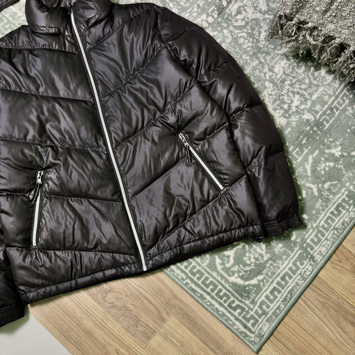 Converse × If Six Was Nine × Le Grande Bleu (L.G.B.) Vintage converse Fur jacket down puffer Y2K japan Size US L / EU 52-54 / 3 - 7 Thumbnail