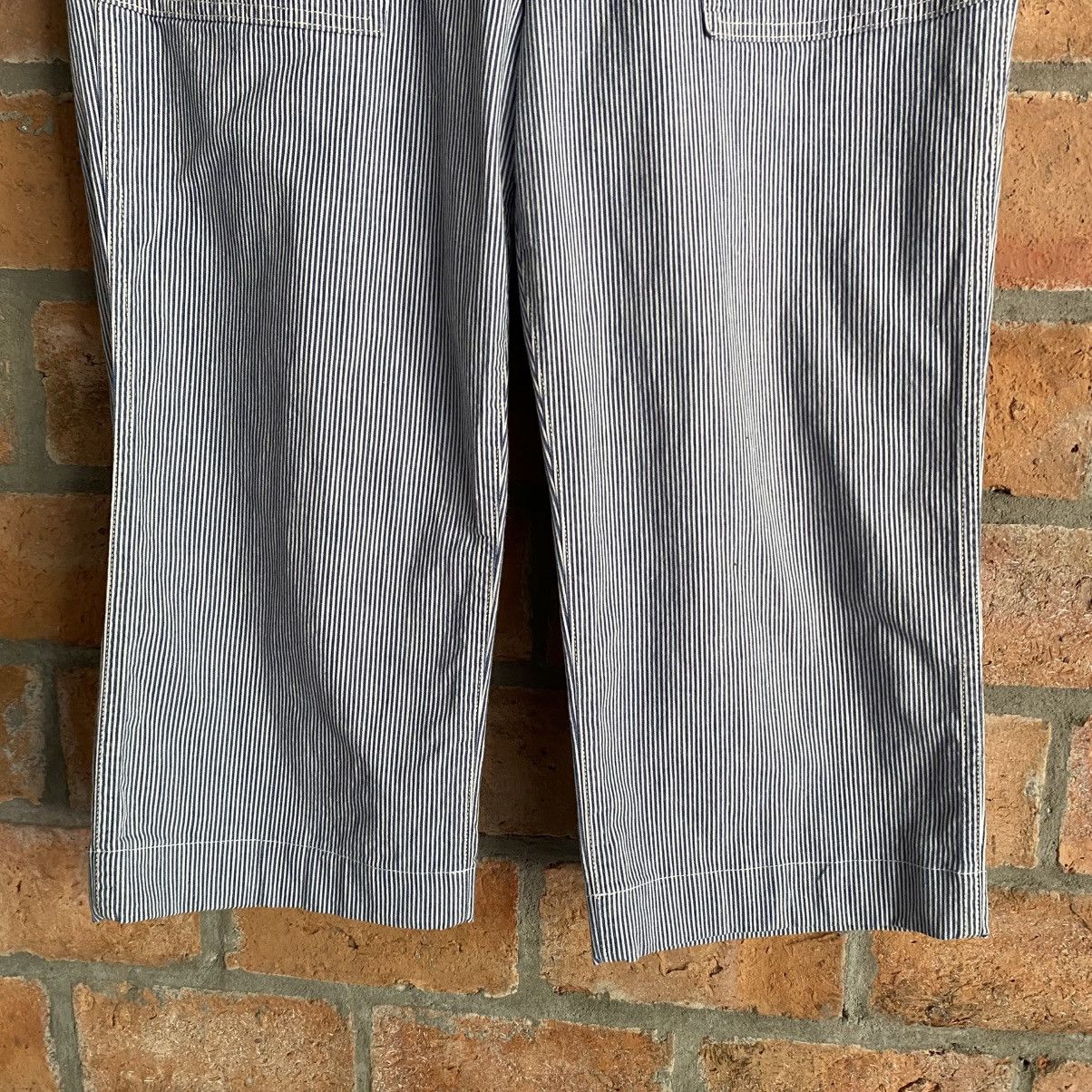 45rpm 45RPM Blue White Striped Casual Pants Size 27" / US 4 / IT 40 - 4 Thumbnail