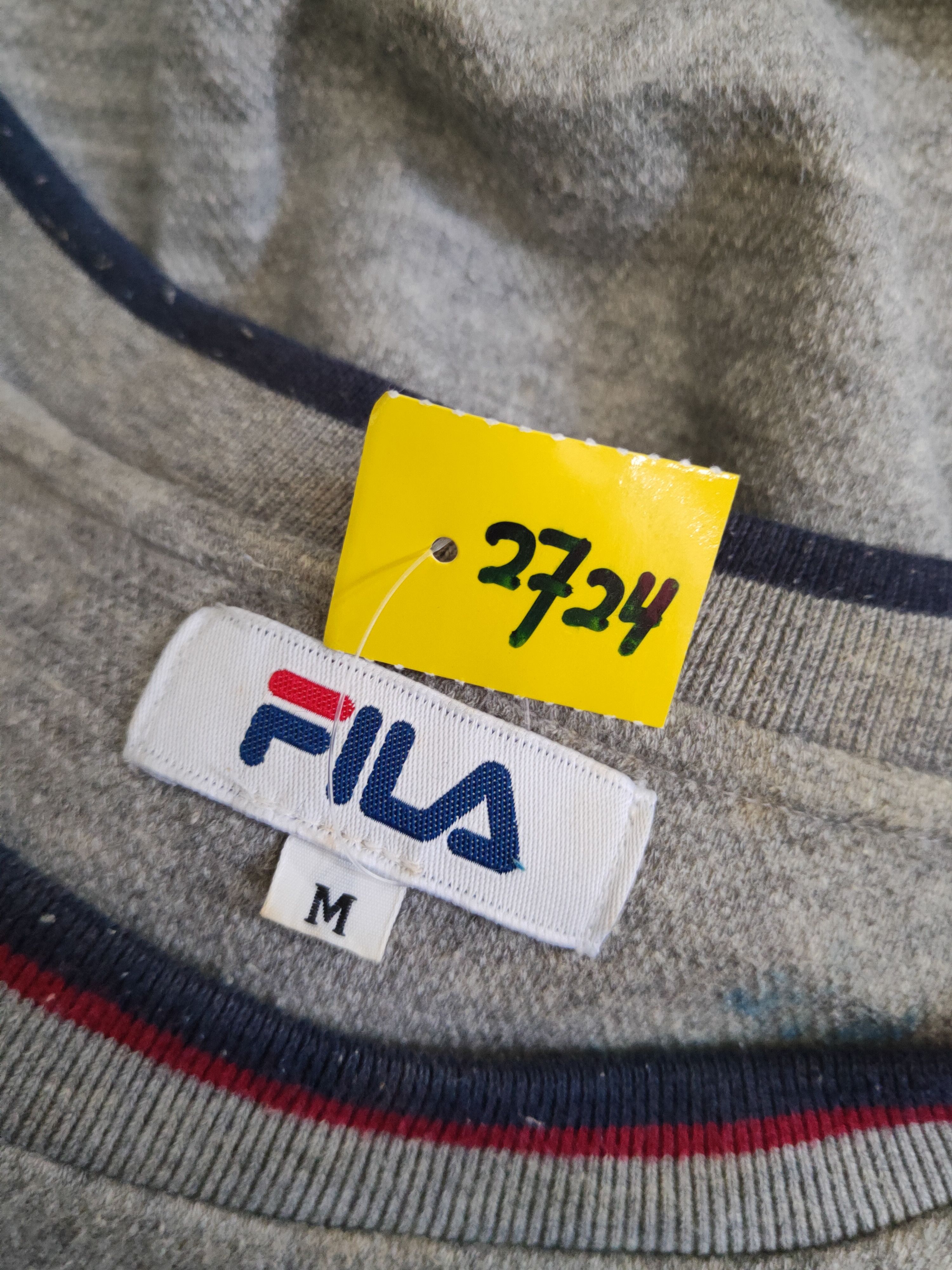 Fila DL Fila Gray Sweatshirts #2724 Size US M / EU 48-50 / 2 - 12 Thumbnail