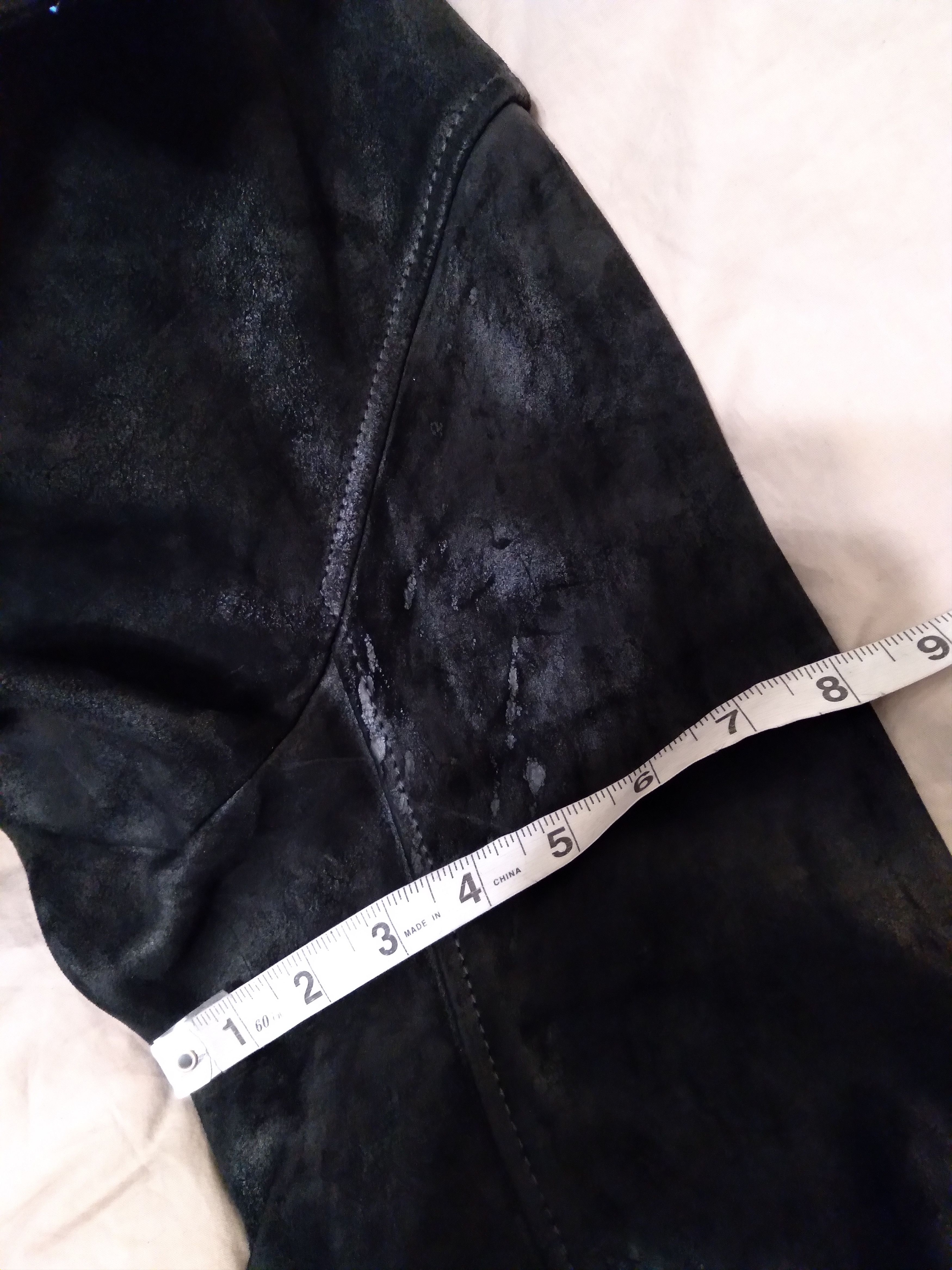 Deepti Cordovan Horse Leather Jacket Membrane Black Size 52 m-l Size US M / EU 48-50 / 2 - 19 Thumbnail