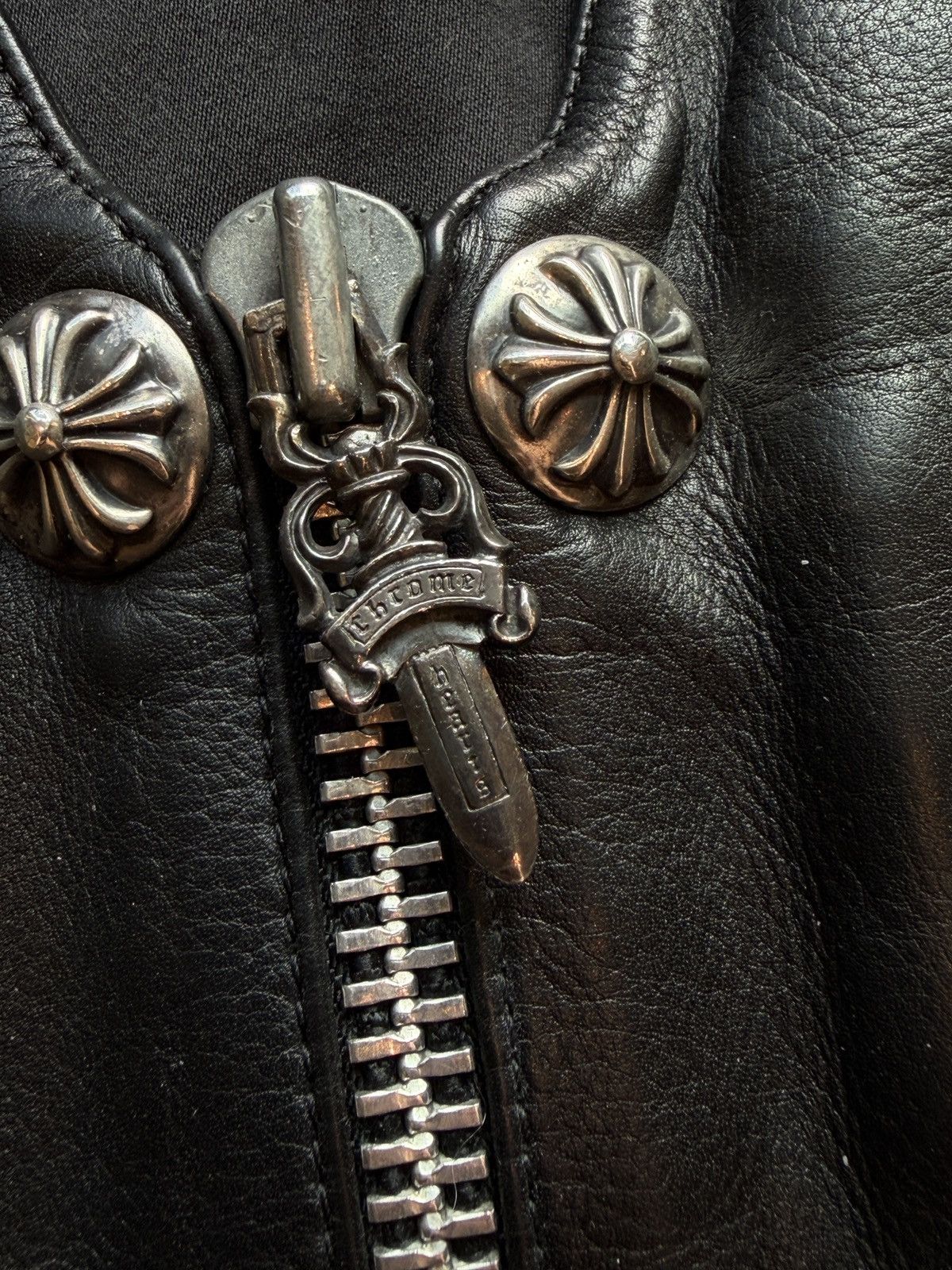 Chrome Hearts Chrome Hearts Cross Leather Vest Size US L / EU 52-54 / 3 - 7 Thumbnail