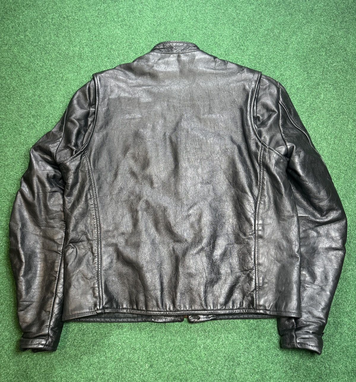 Sears × Vintage Vintage 60s 70s Leather Sears Biker Talon Zipper Jacket Size US L / EU 52-54 / 3 - 4 Thumbnail