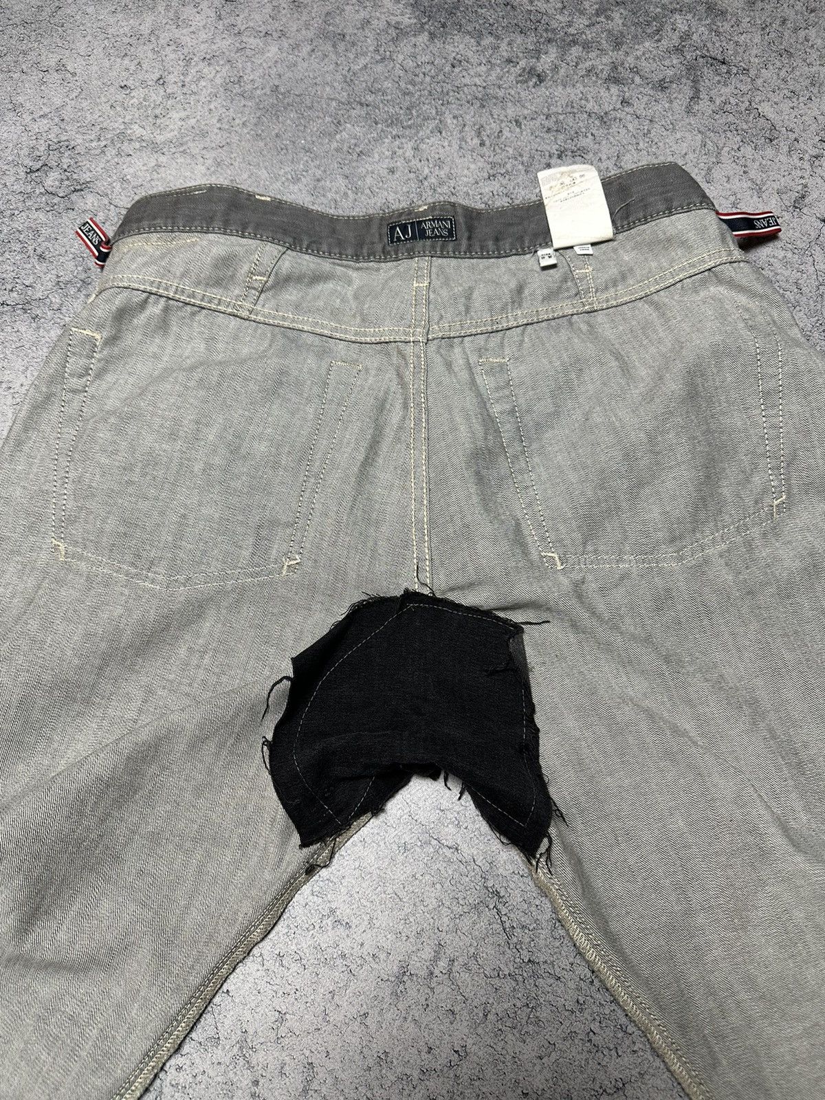 Armani Vintage Armani Jeans Metal Logo Pants Size US 34 / EU 50 - 20 Thumbnail