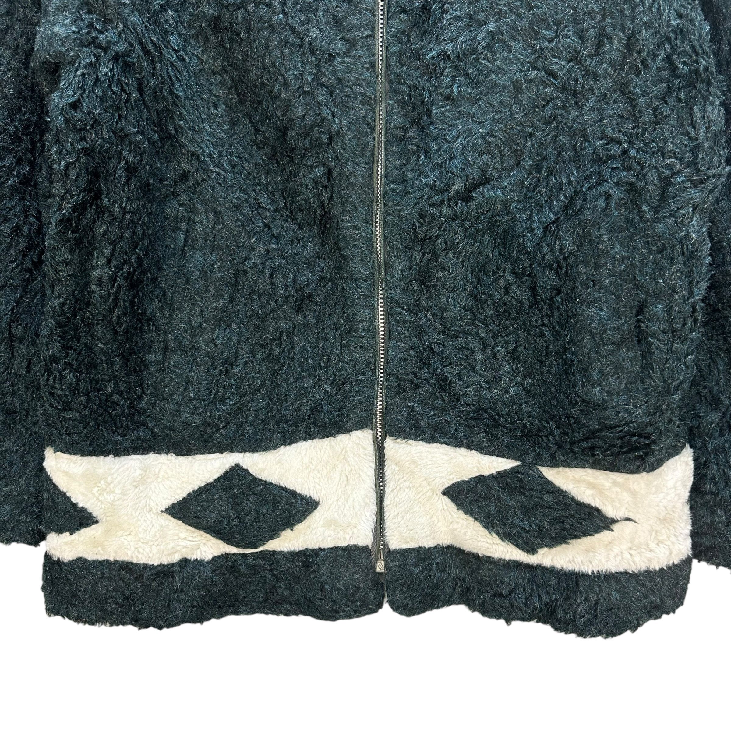 Vintage Vintage Fur Hoodie Jacket by Famous Montreal #A15-0358 Size US L / EU 52-54 / 3 - 3 Thumbnail