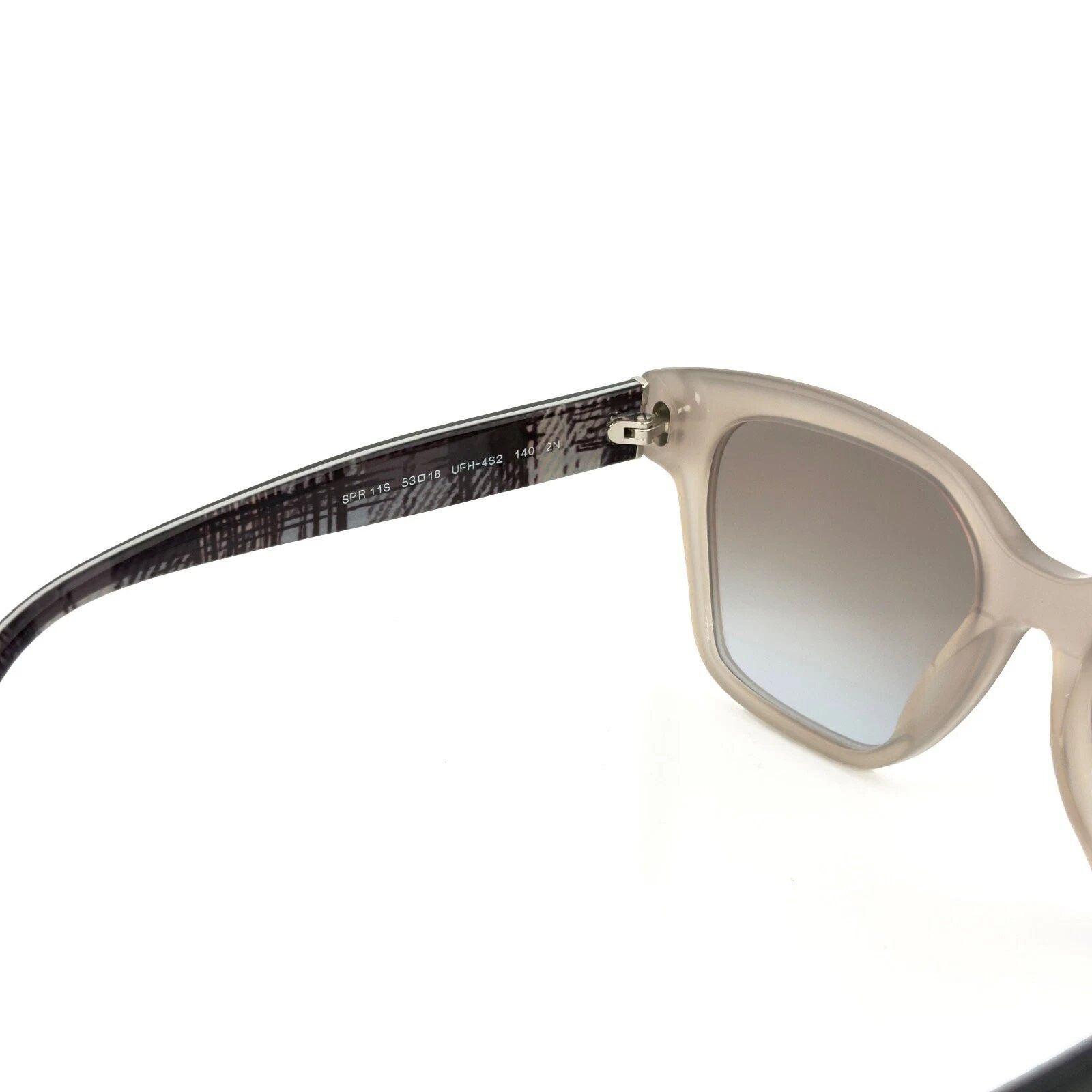 Prada PRADA 11S Heritage PR11SS Grey Black Authentic Sunglasses Size ONE SIZE - 9 Thumbnail