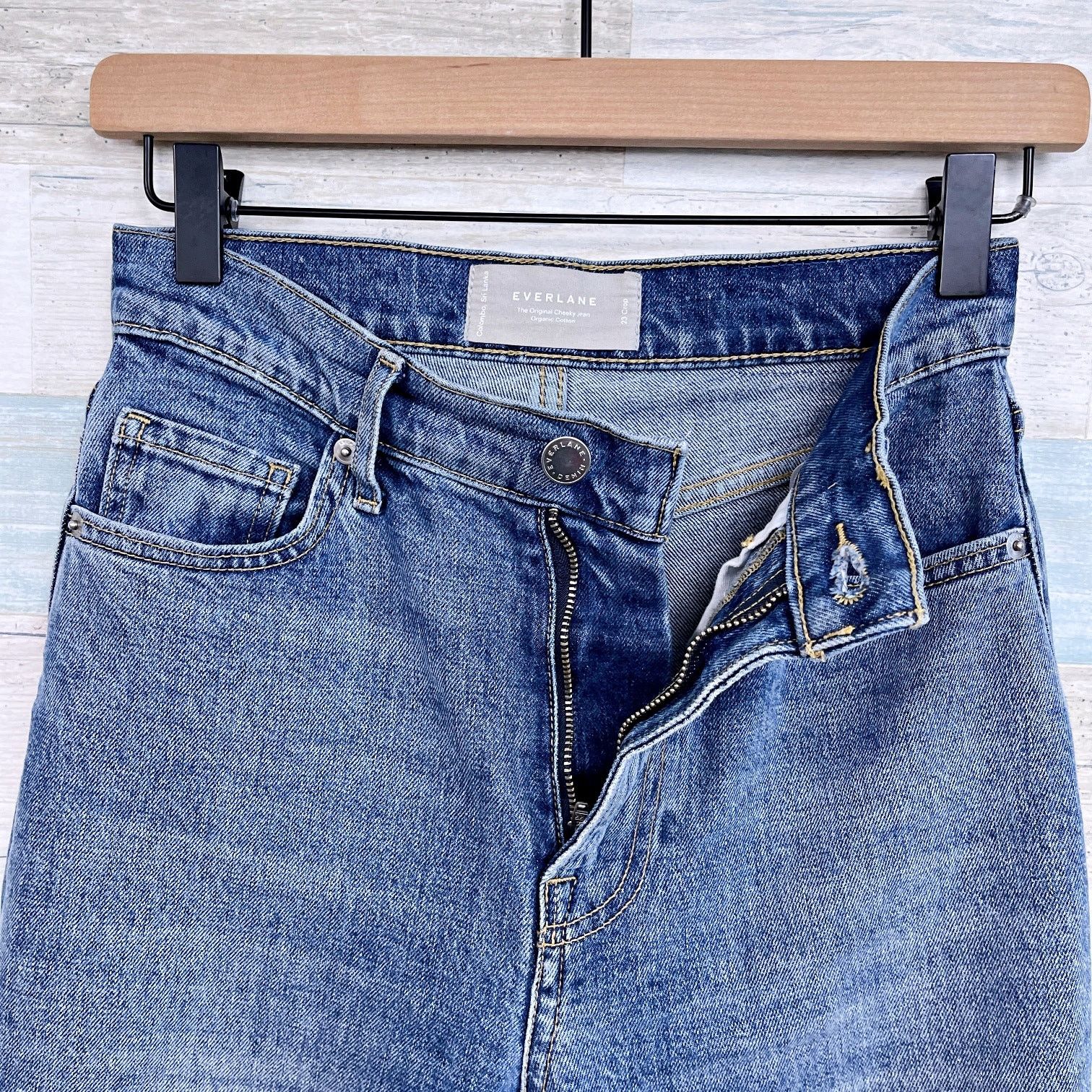 Everlane Everlane The Original Cheeky Crop Jean Medium High Womens 23 Size 23" - 5 Thumbnail