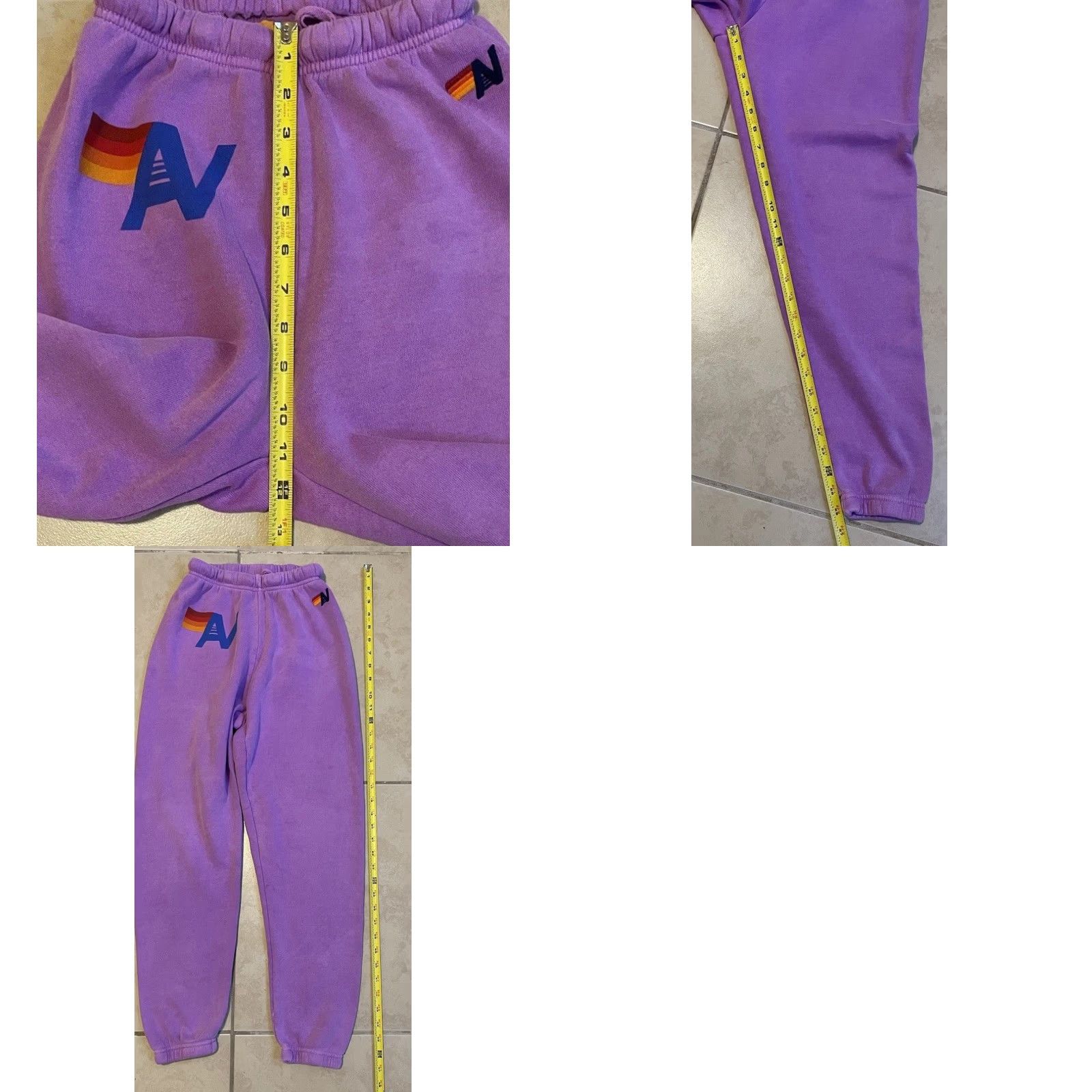 Aviator Nation Aviator Nation Sweatpants Logo Faded Violet XS USA Women Pants Sweatpants Size 26" / US 2 / IT 38 - 9 Thumbnail