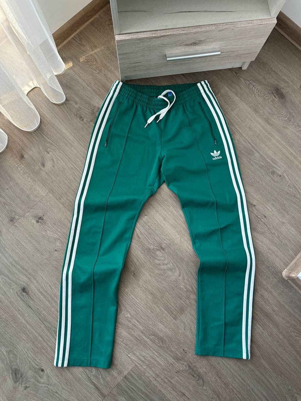 Adidas × Vintage Vintage Adidas Wide Y2K Sportswear Green Pants Size 27" / US 4 / IT 40 - 12 Thumbnail