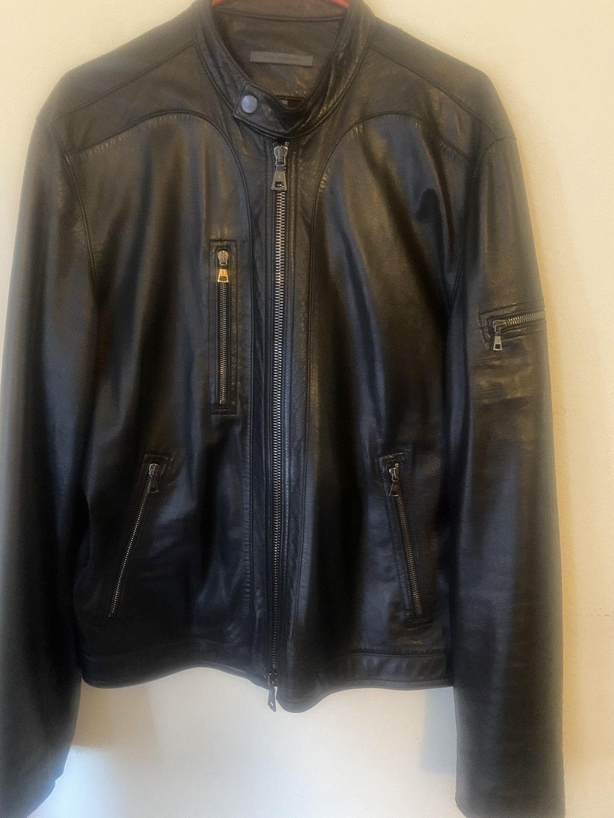 John Varvatos John Varvatos 2k Rock Star Black Leather Jacket Size US L / EU 52-54 / 3 - 3 Thumbnail