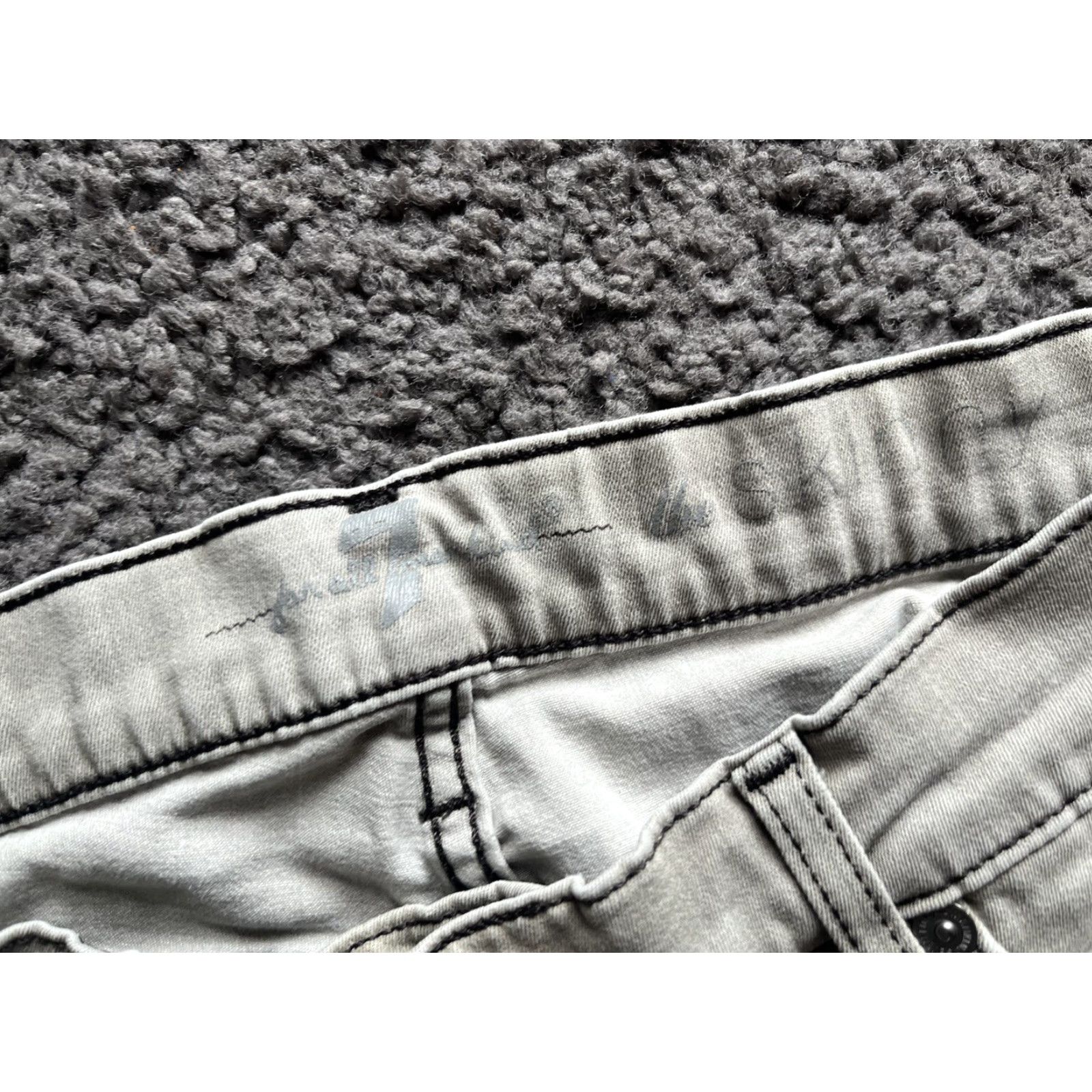 7 For All Mankind 7 For All Mankind pants Women 27 The Skinny Low Rise Gray Solid Size 27" / US 4 / IT 40 - 6 Thumbnail
