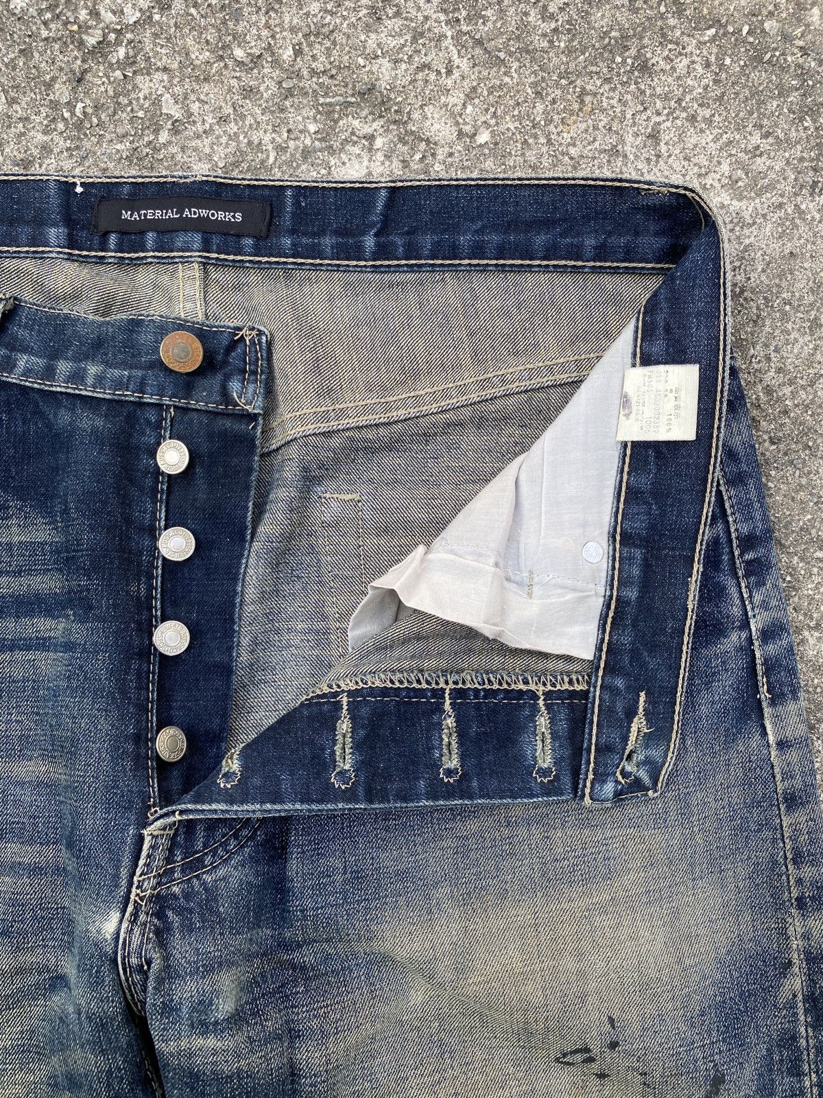Barbarian × Levi's × Levi's Vintage Clothing Levi’s x Mad Barbarians Distressed Splatter Design Denim Size US 34 / EU 50 - 18 Thumbnail
