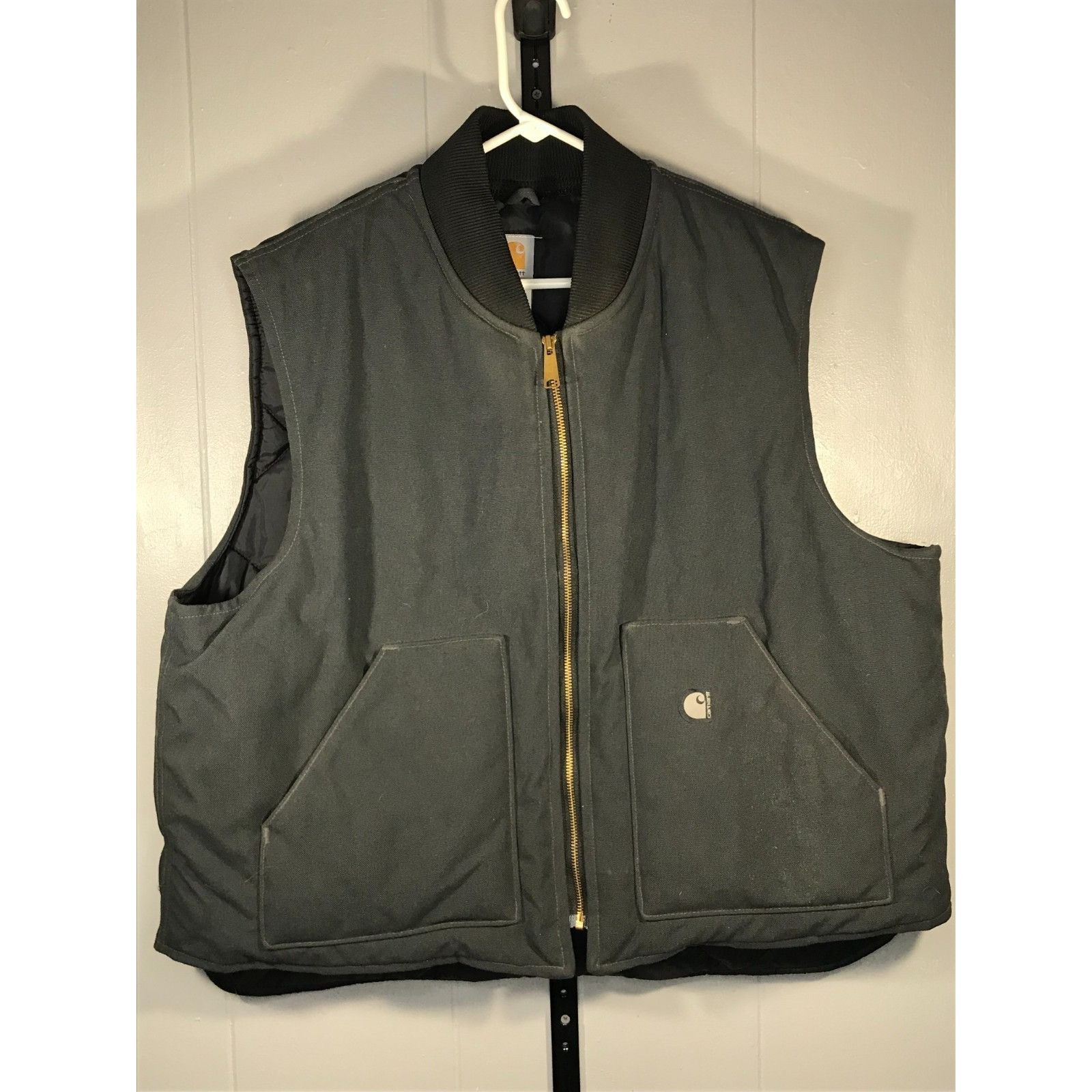 Carhartt Vintage Carhartt Duck Canvas Vest Quilt Lined Made In USA V1 Size US XL / EU 56 / 4 - 1 Thumbnail