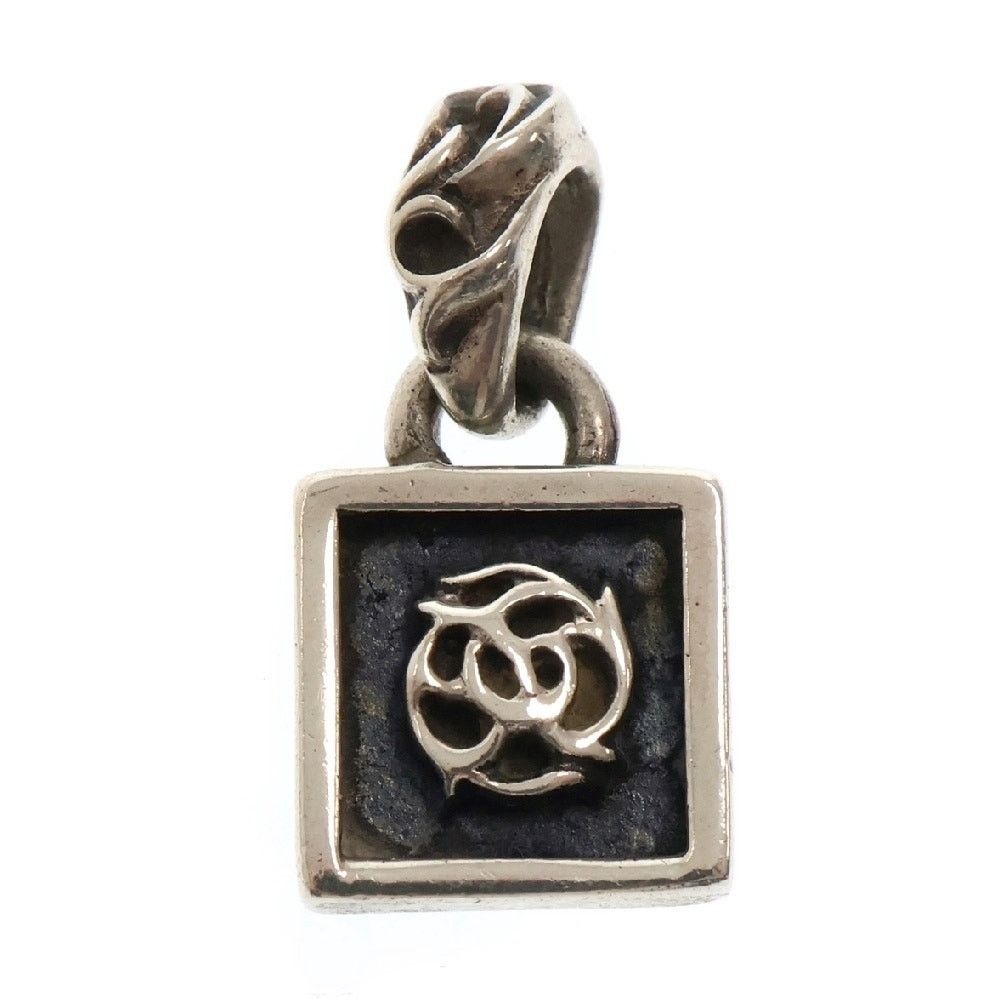 CHROME HEARTS Framed Floral Charm Necklace