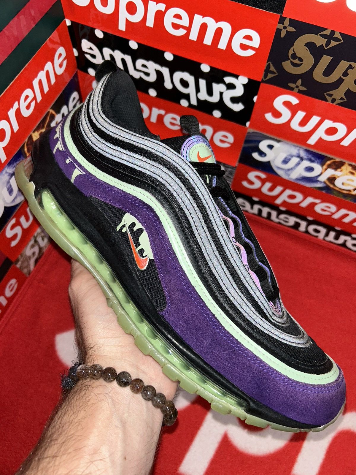 Nike Nike Air Max 97 Slime Halloween (2020) DC1500-001 size 11.5 Size US 11.5 / EU 44-45 - 8 Thumbnail
