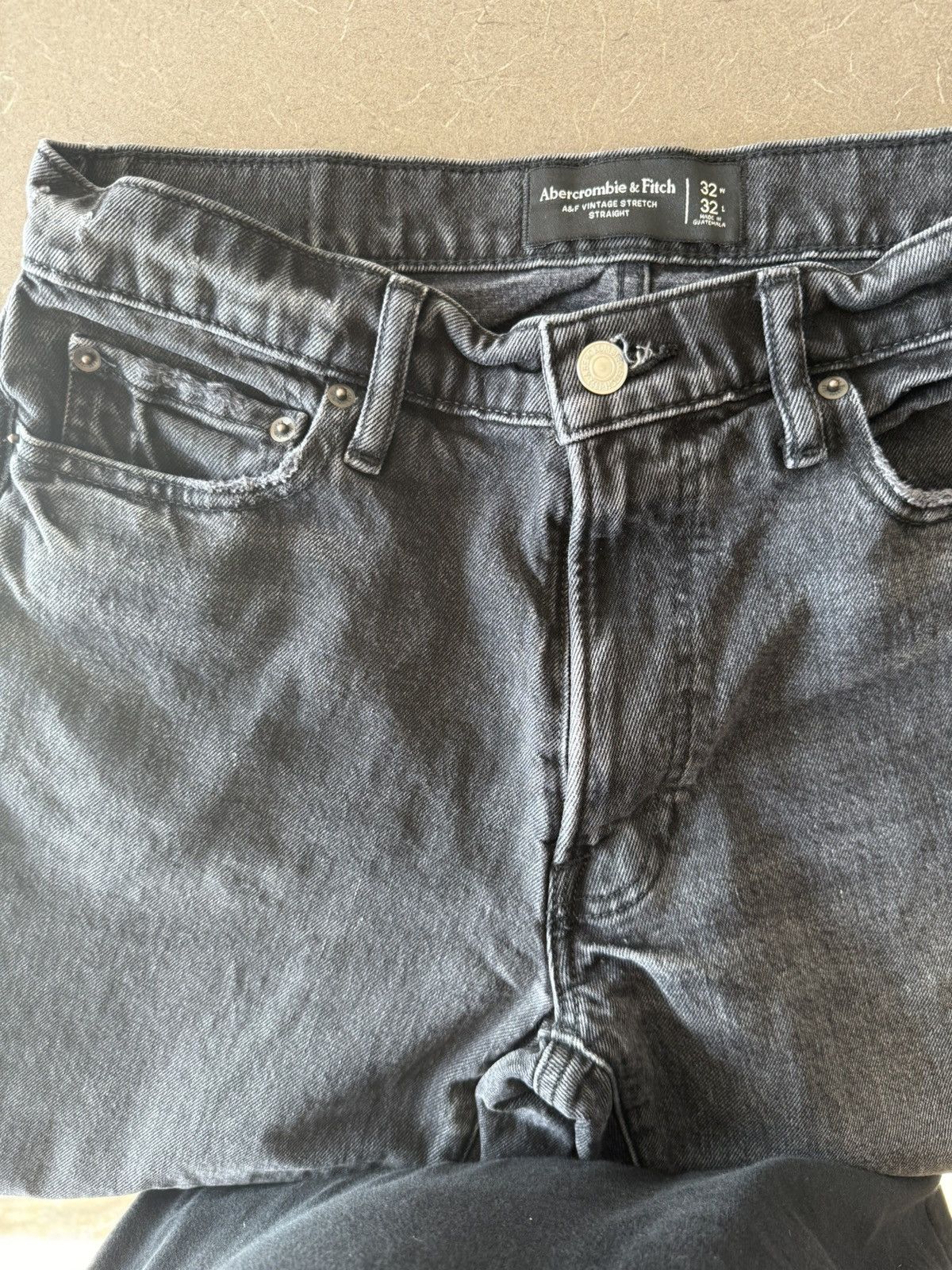 Abercrombie & Fitch Abercrombie & Fitch Vintage Stretch Jeans (32 x 32) Size US 32 / EU 48 - 3 Thumbnail