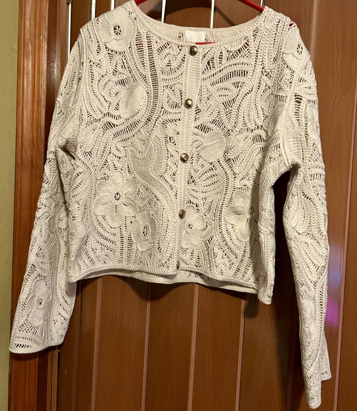 H&M H&M crochet look cardigan Size L / US 10 / IT 46 - 6 Thumbnail