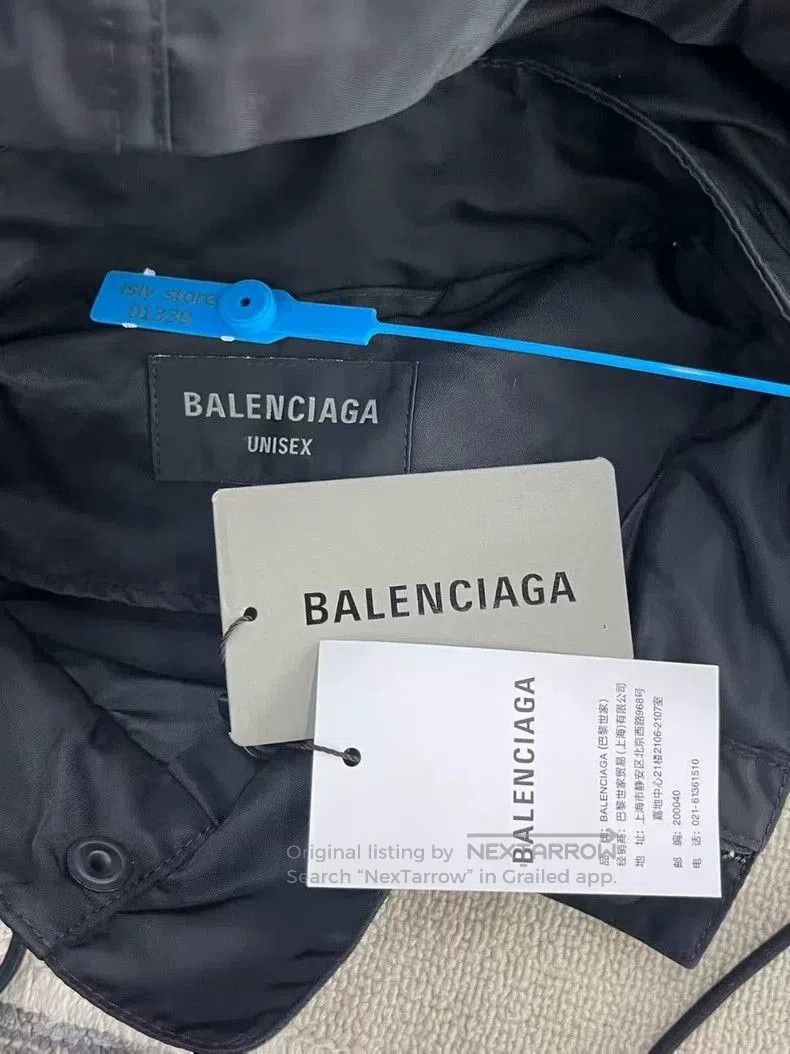 Balenciaga Balenciaga Black Tape Raincoat Jacket. Size US S / EU 44-46 / 1 - 4 Thumbnail