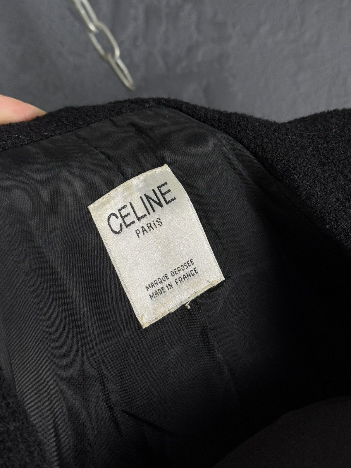 Celine Archive Celine Wool Blazer Vintage Size L / US 10 / IT 46 - 15 Thumbnail