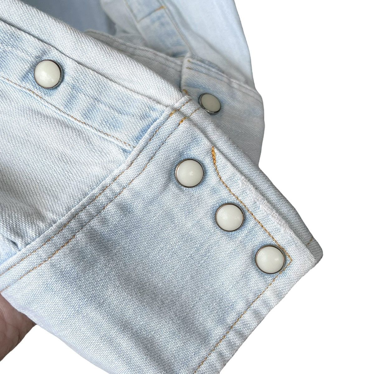 Blue Blue Japan Blue Blue Japan H.R Market WMN Denim Western Shirt Size M / US 6-8 / IT 42-44 - 6 Thumbnail