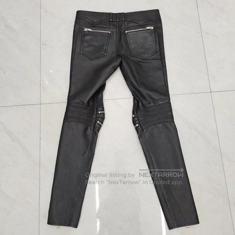 Saint Laurent Paris Saint Laurent Paris size F40 Black Samurai Multi-Zipper Mot Size 23" - 2 Thumbnail