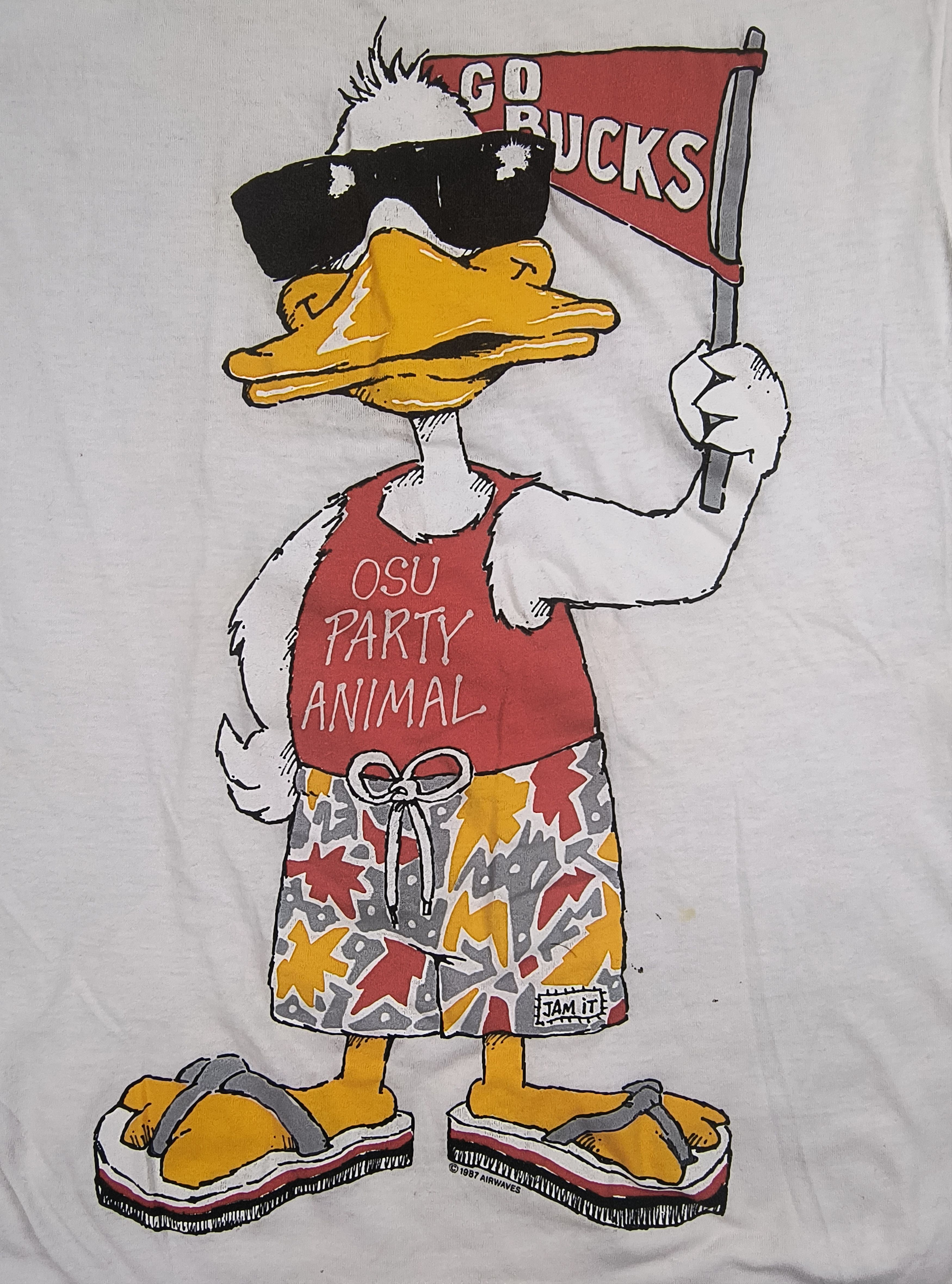 Other Go bucks OSU Party Animal duck 1987 tee Size US M / EU 48-50 / 2 - 1 Thumbnail
