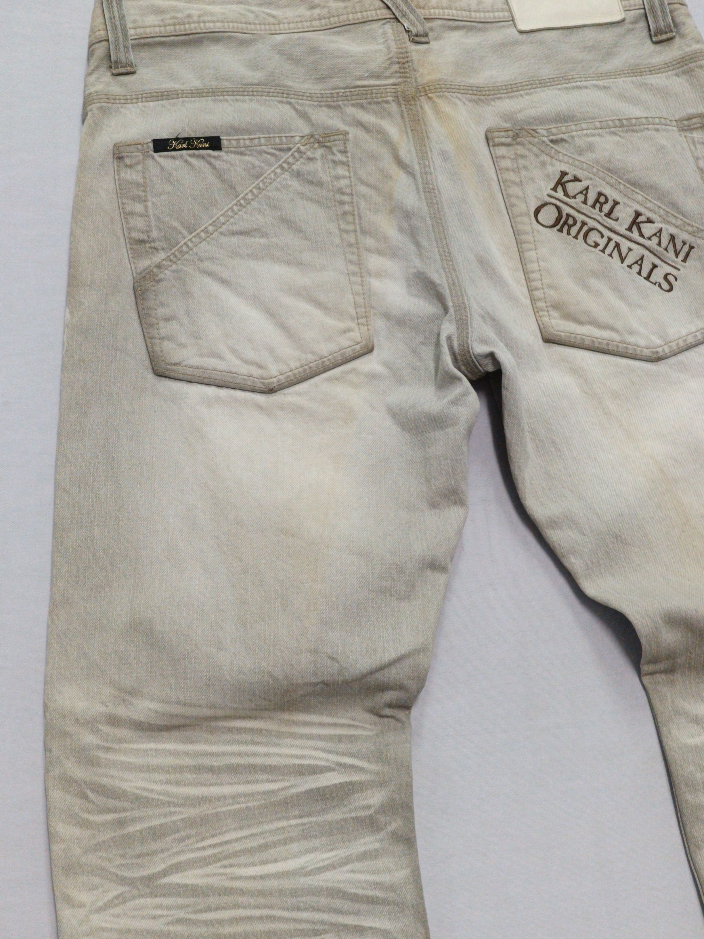 Karl Kani Karl Kani Originals Light Gray Straight Denim Size US 36 / EU 52 - 8 Thumbnail