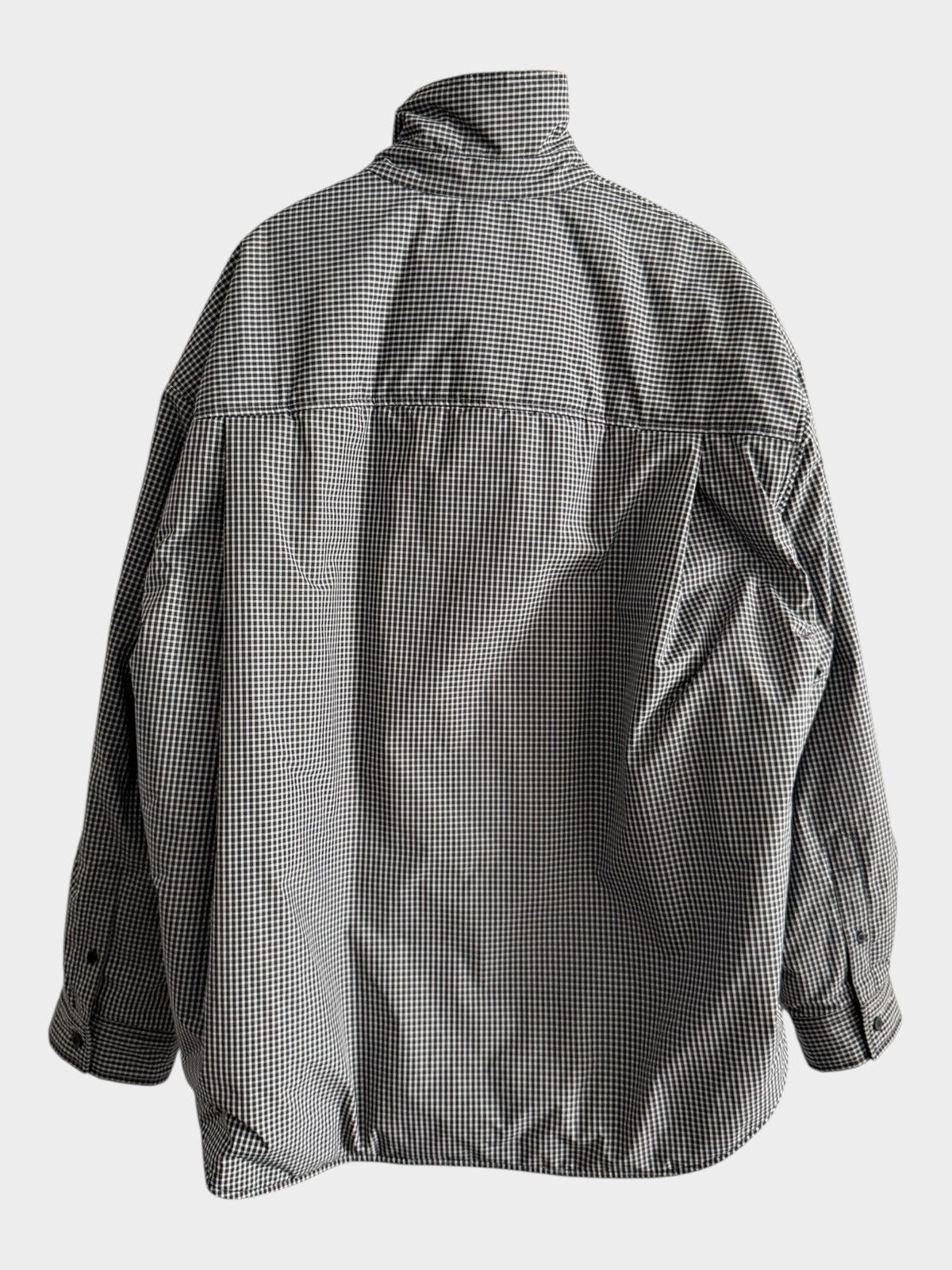 Balenciaga ARCHIVAL! Balenciaga Oversized Plaid Flannel Shirt Jacket Size US M / EU 48-50 / 2 - 2 Thumbnail