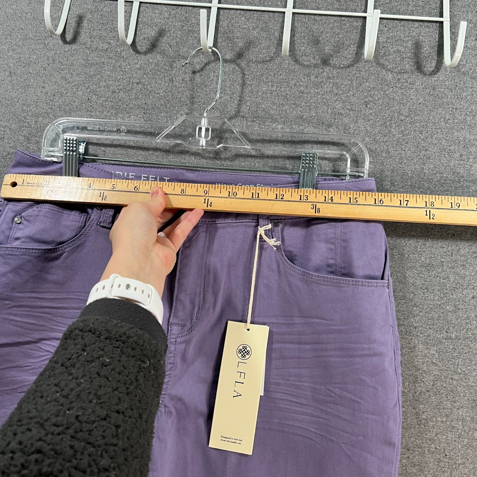 Other Laurie Felt Petite Wave Denim 5-Pocket Crop Straight Size 36" / US 14 / IT 50 - 8 Thumbnail
