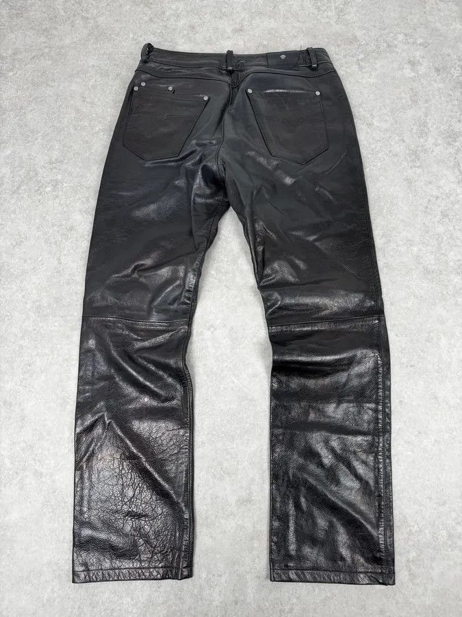 Versace Versace Black Multi-Zips Biker Leather Pants Size US 32 / EU 48 - 5 Thumbnail