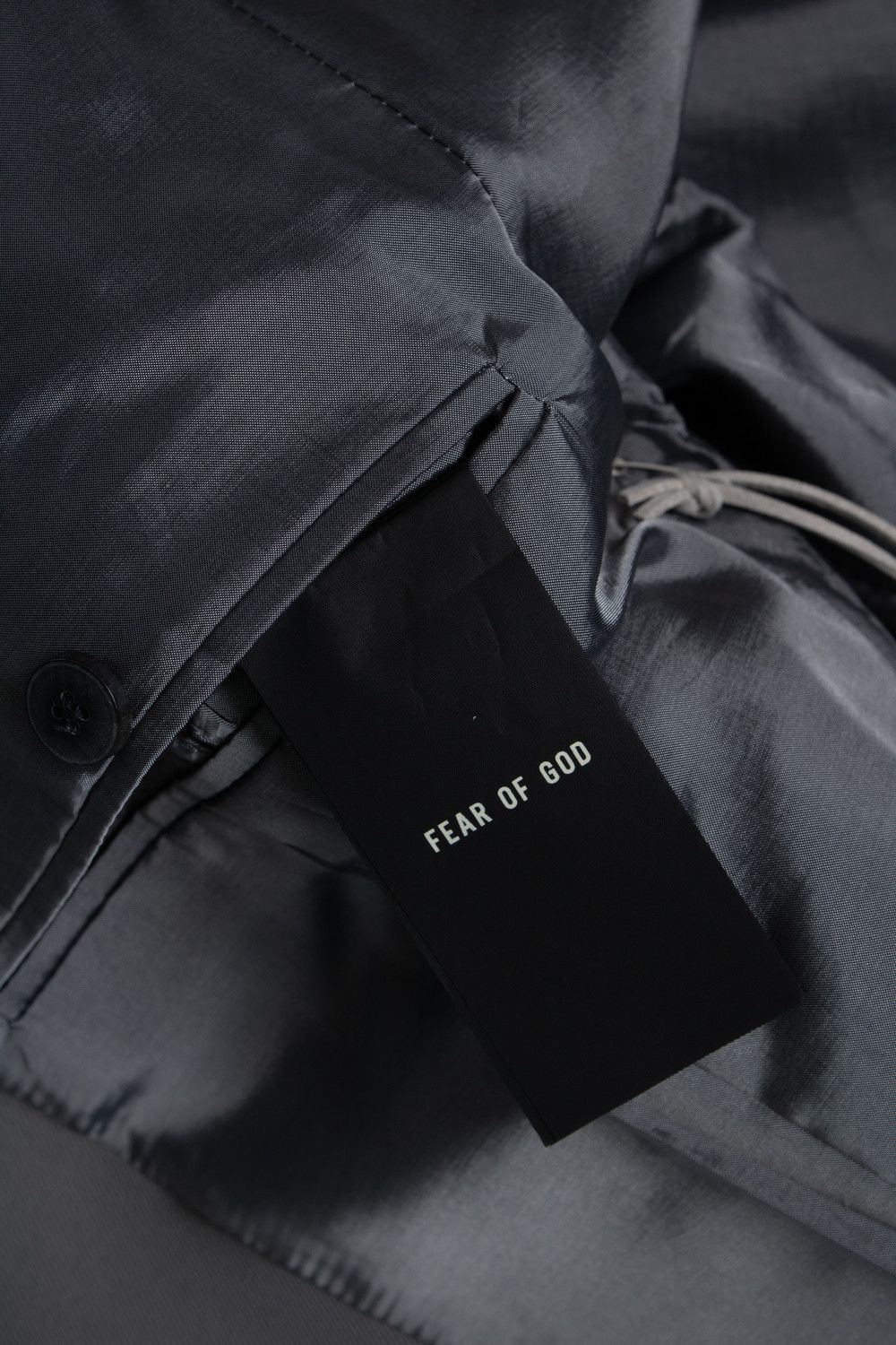 Fear of God Fear of god, grey eternal twill California blazer Size 48R - 6 Thumbnail