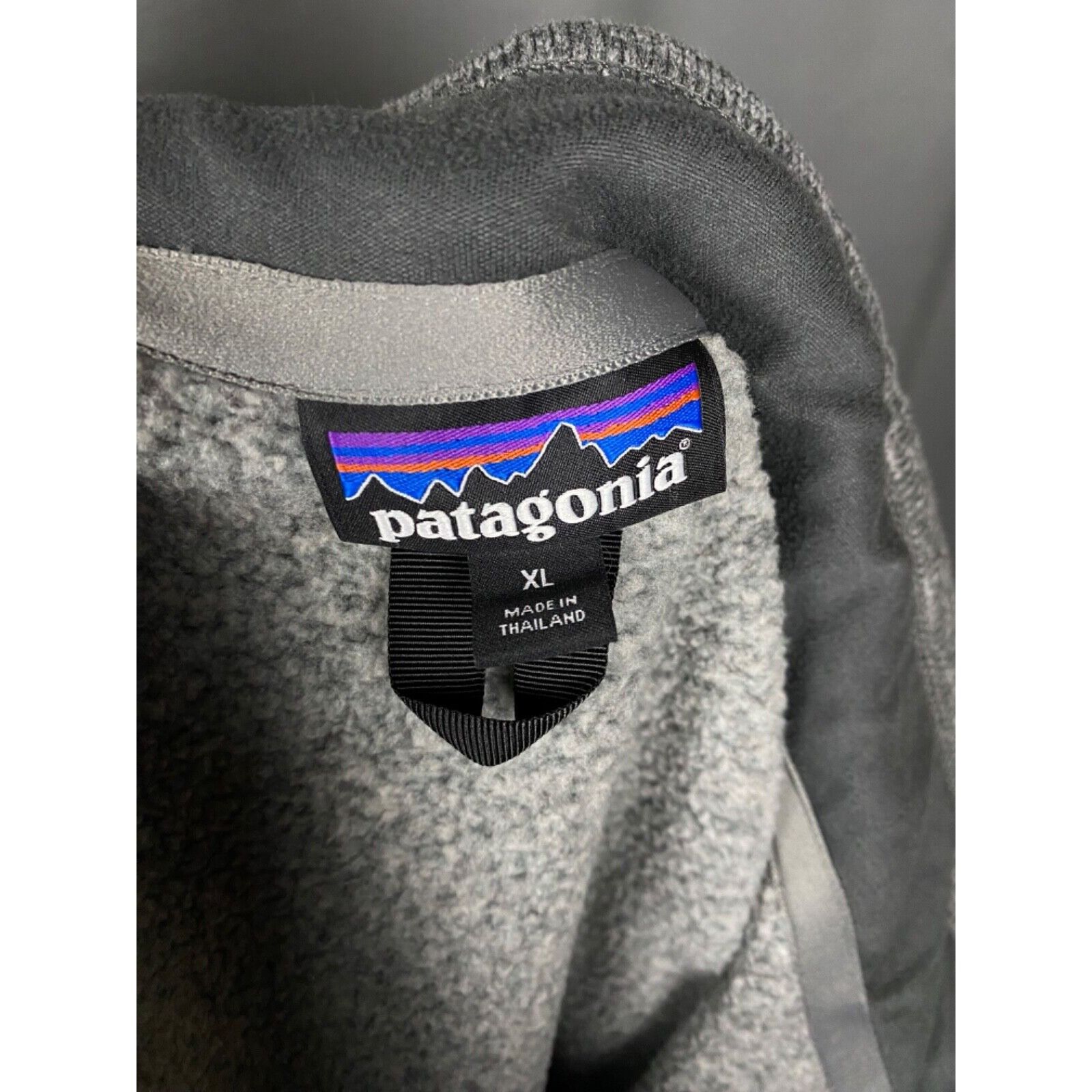 Patagonia MINT! Patagonia Men's Gray Zip Fleeced Sweater Size XL Size US XL / EU 56 / 4 - 7 Thumbnail