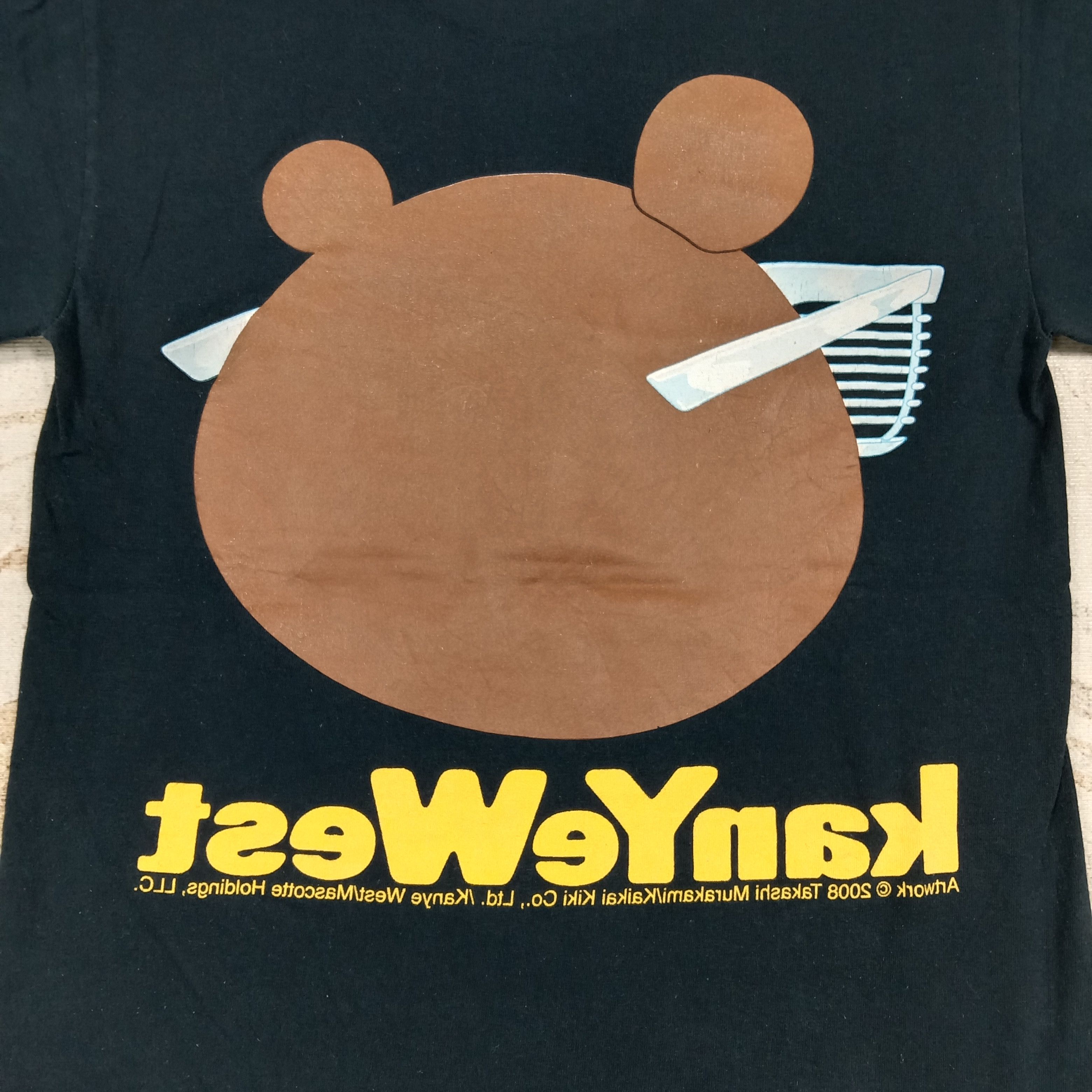 Vintage Kanye West College Dropout Bear Y2K Tshirt C276N53 Size US S / EU 44-46 / 1 - 6 Thumbnail