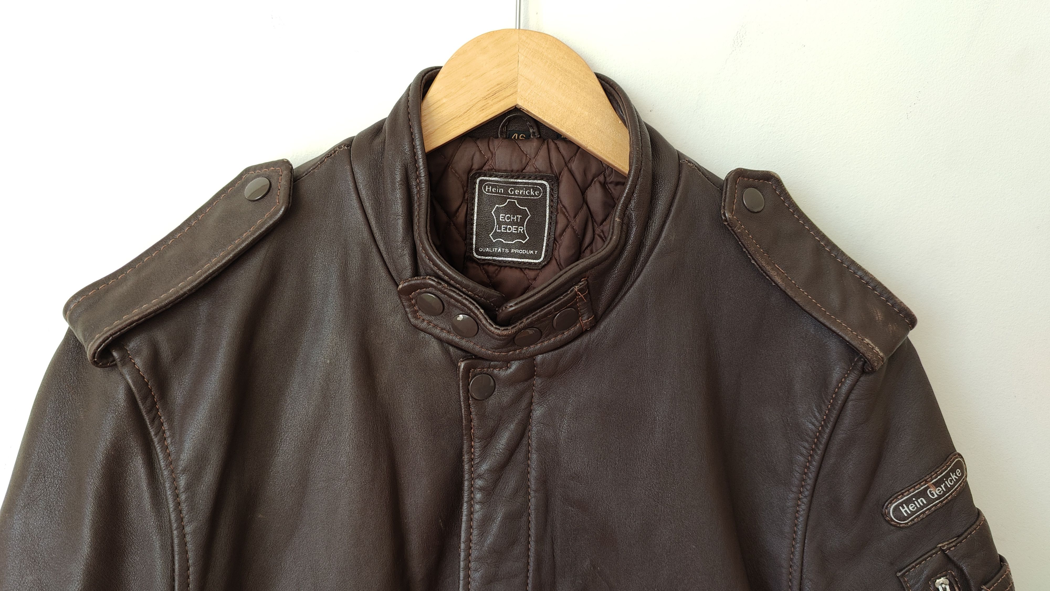 Hein Gericke Hein Gericke Vintage 90s Leather Moto Biker Jacket RARE Size US M / EU 48-50 / 2 - 5 Thumbnail