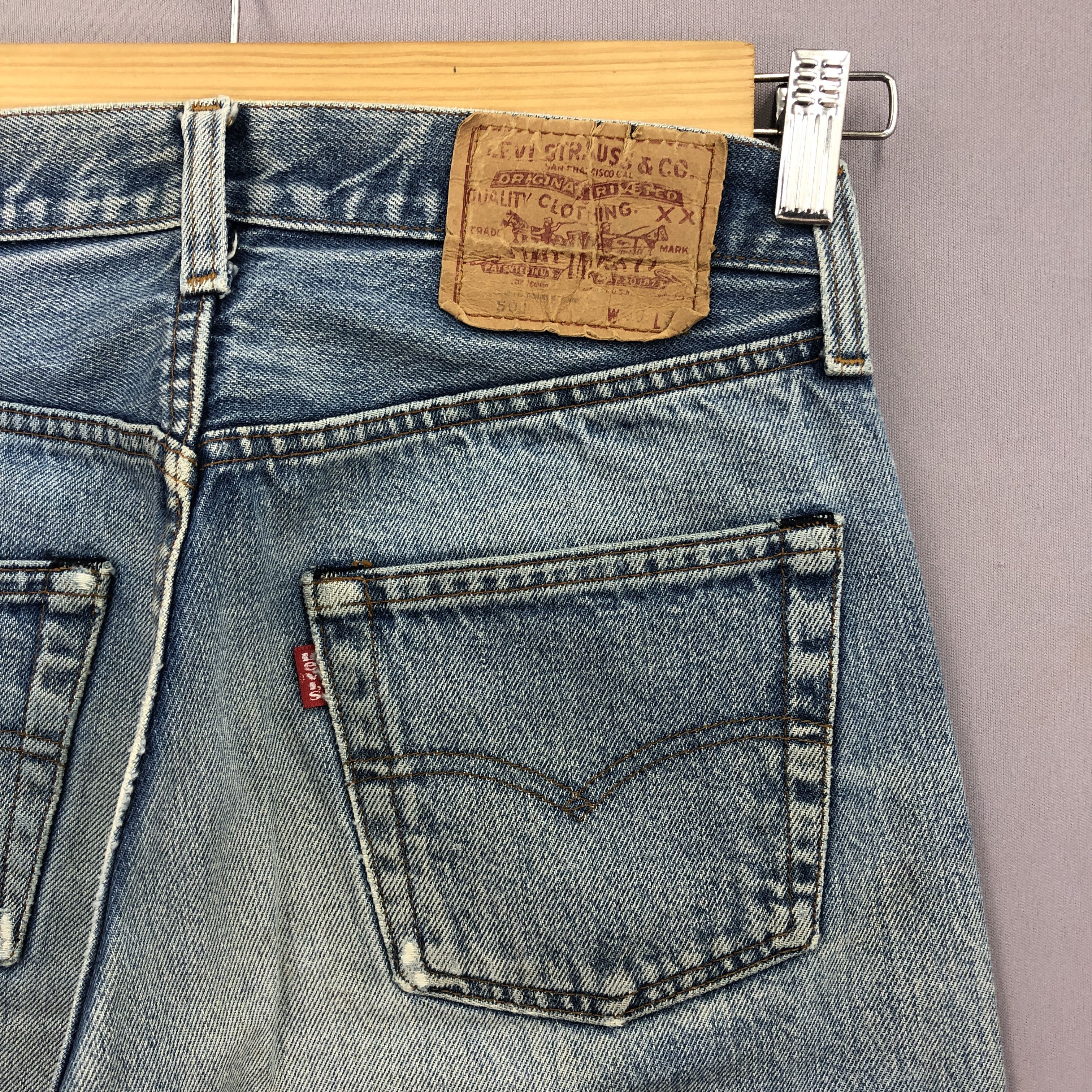 Levi's Vintage 70s Levis 501 Selvedge Jeans Levi's Faded Denim Size 26" / US 2 / IT 38 - 5 Thumbnail