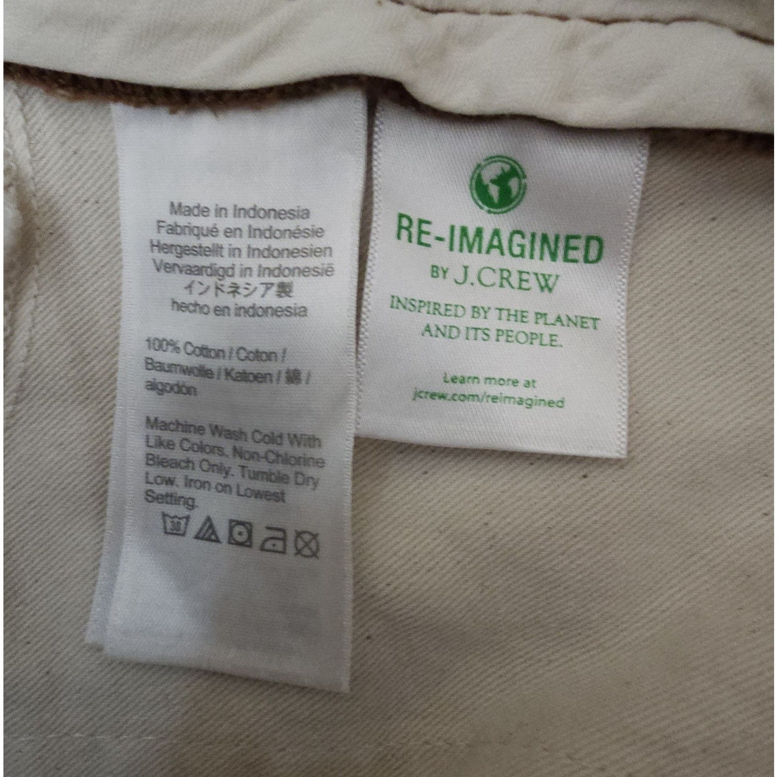 J.Crew J.Crew Pleated Relaxed Cotton Canvas Trouser Pants Recycled Size US 29 - 4 Thumbnail